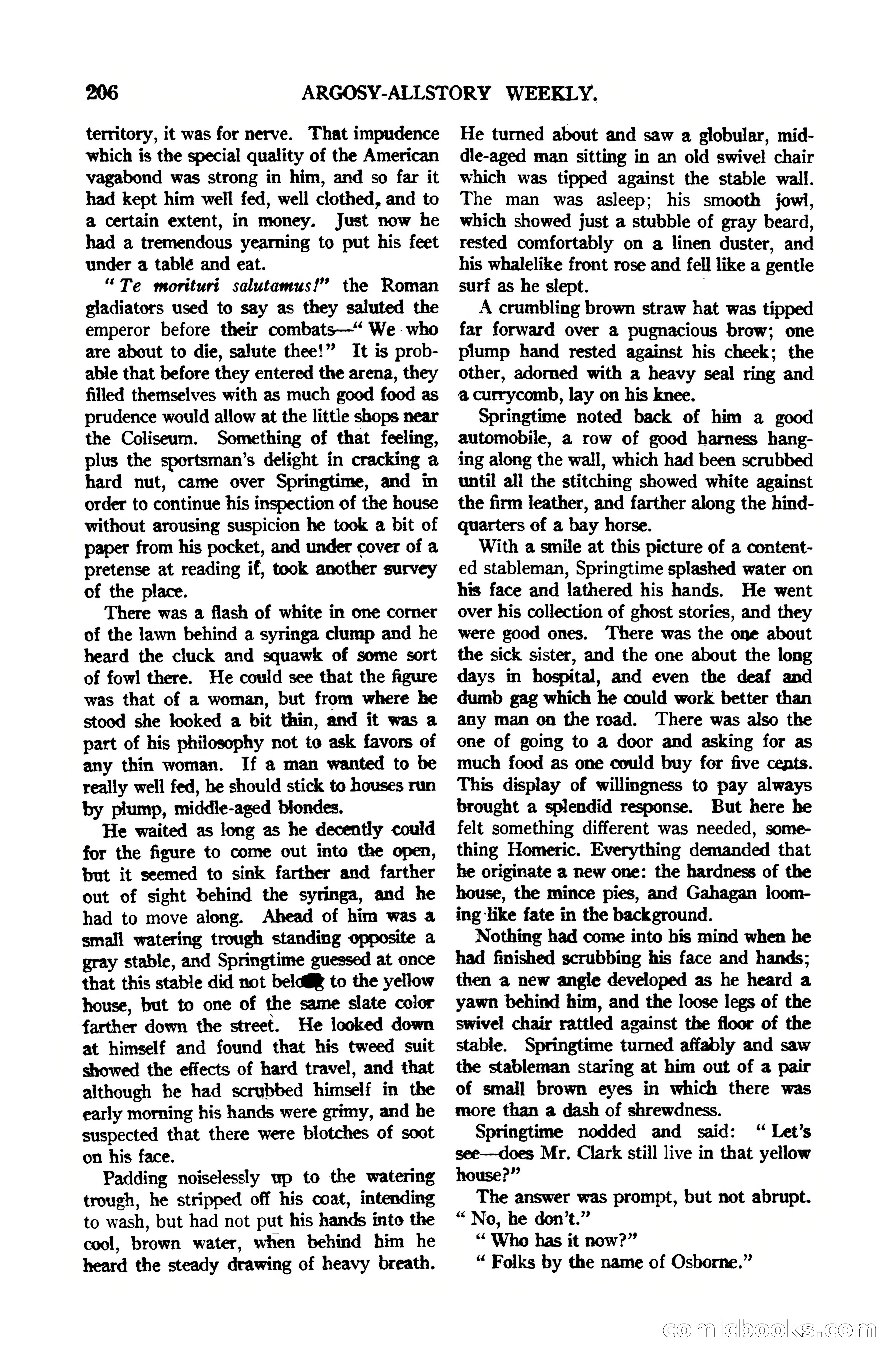 Argosy All-Story Weekly, October 7, 1922 — page 60 of 185