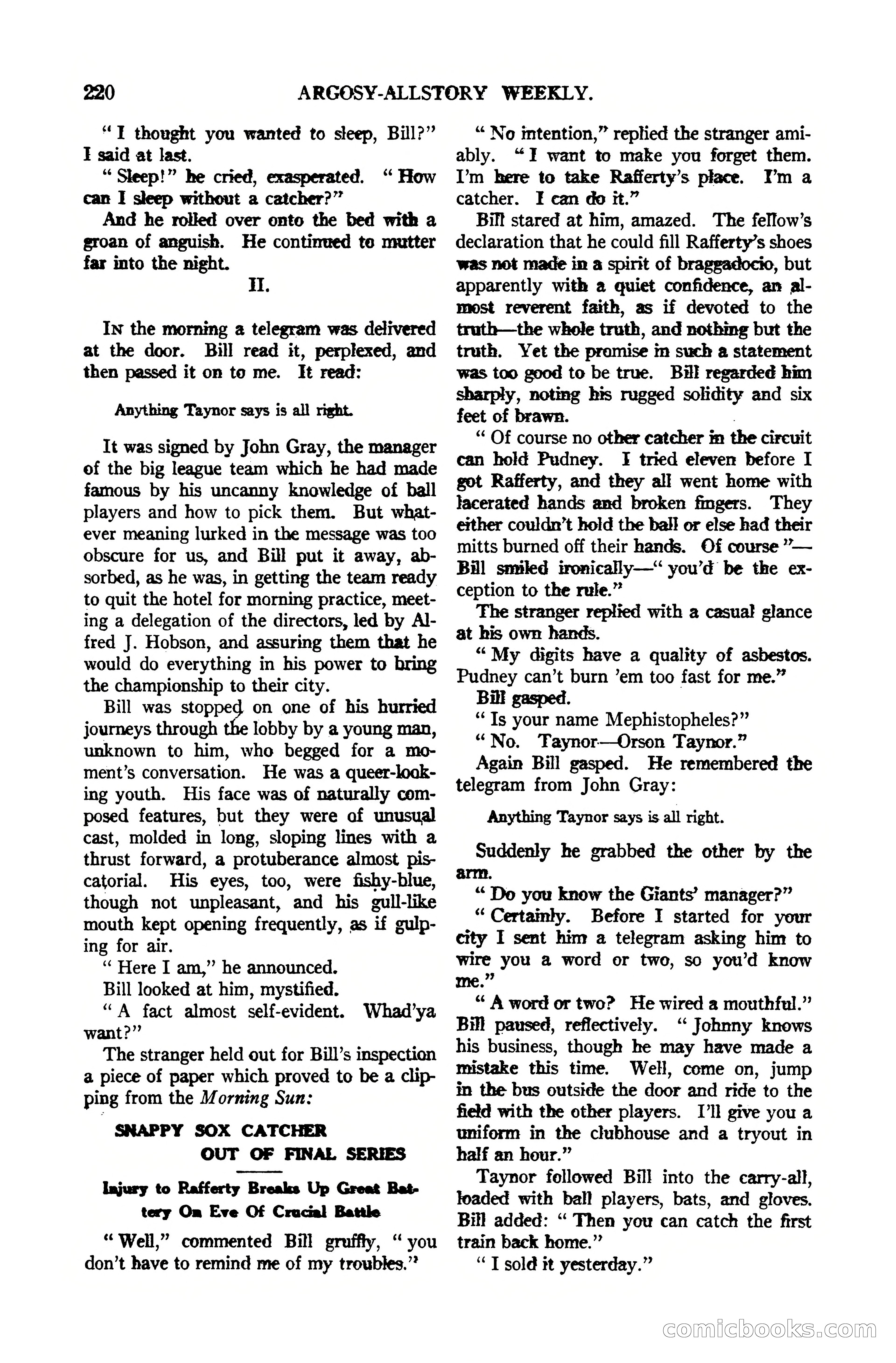 Argosy All-Story Weekly, October 7, 1922 — page 74 of 185