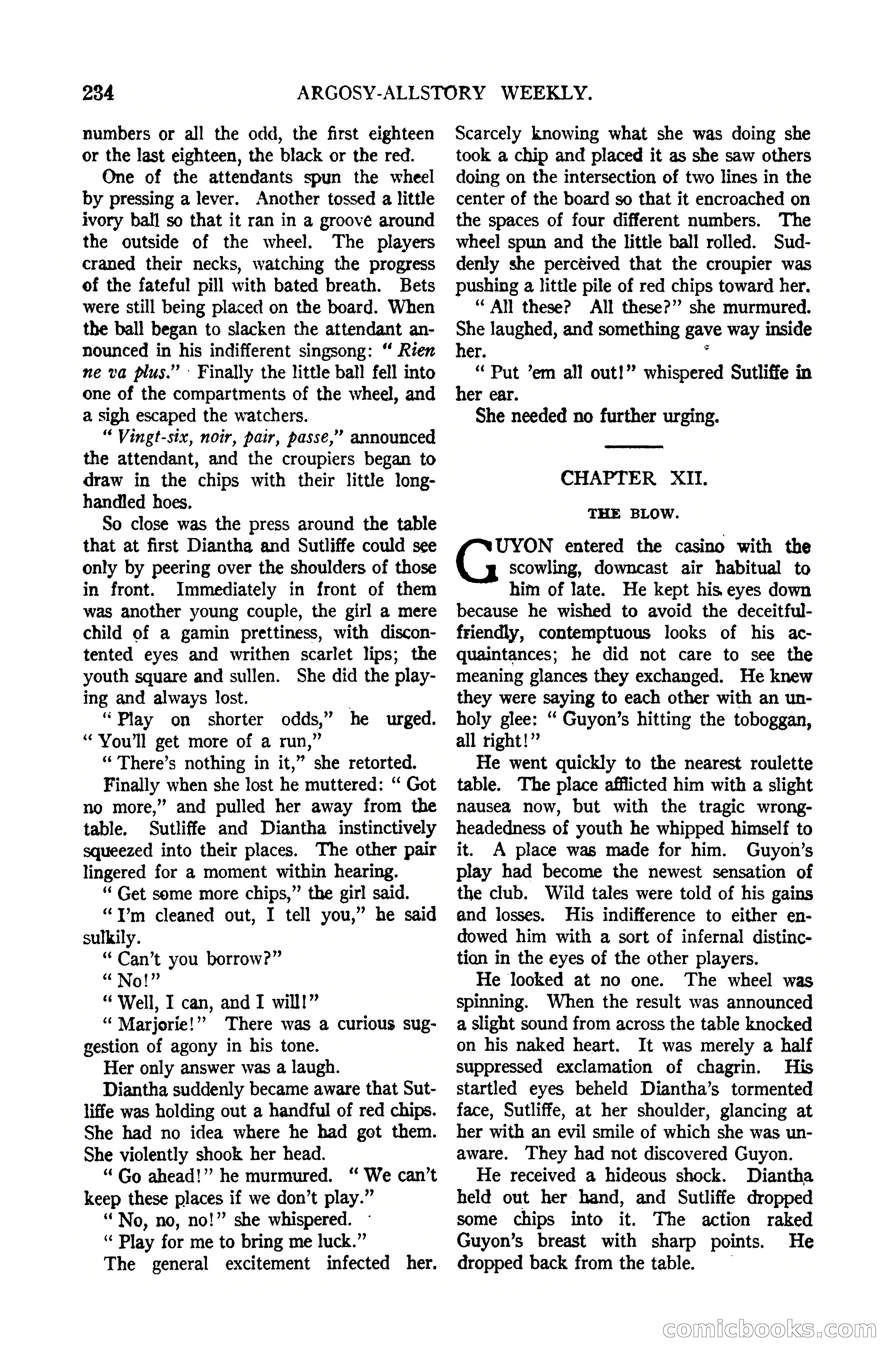 Argosy All-Story Weekly, October 7, 1922 — page 88 of 185