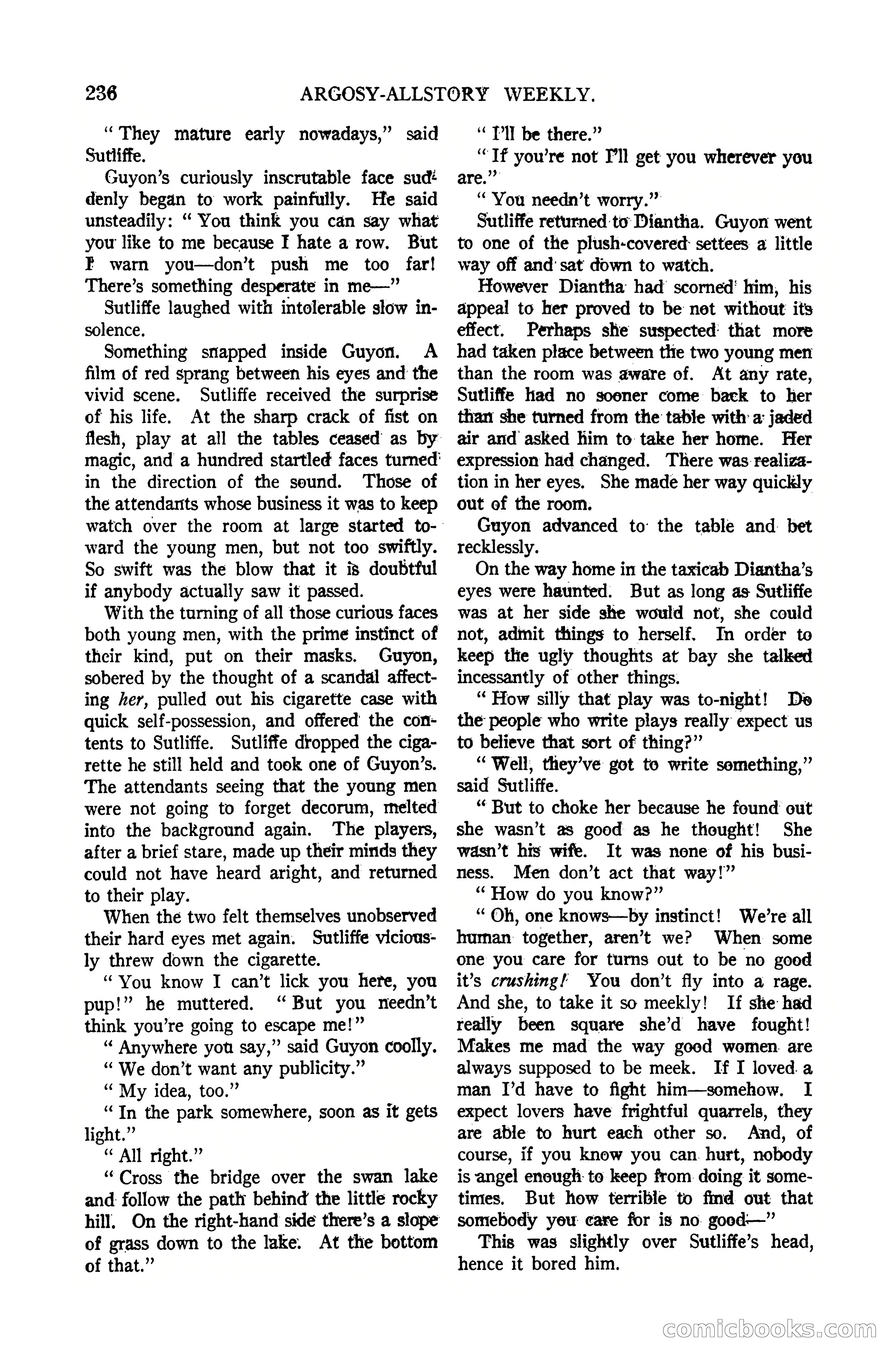 Argosy All-Story Weekly, October 7, 1922 — page 90 of 185