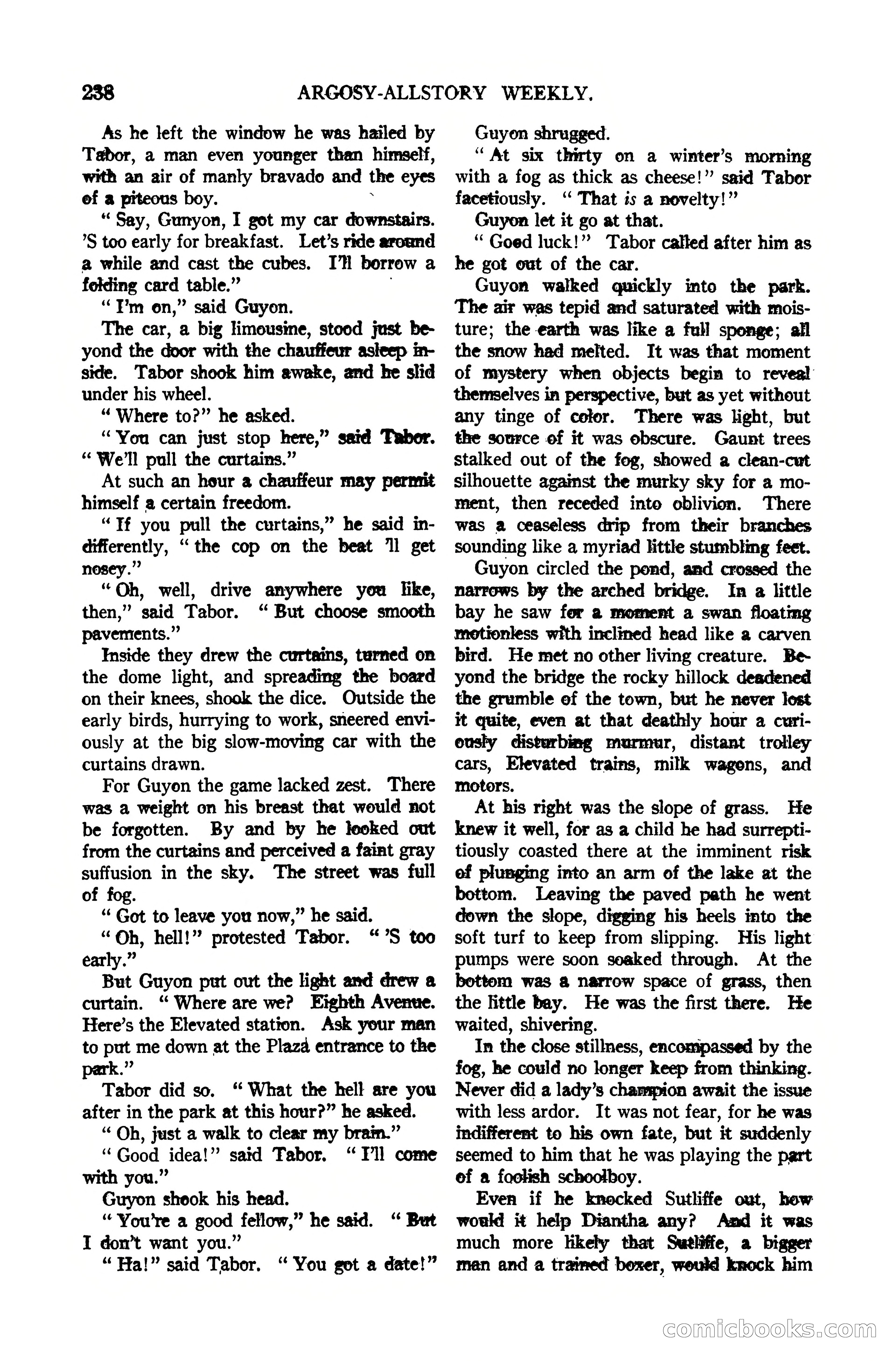 Argosy All-Story Weekly, October 7, 1922 — page 92 of 185