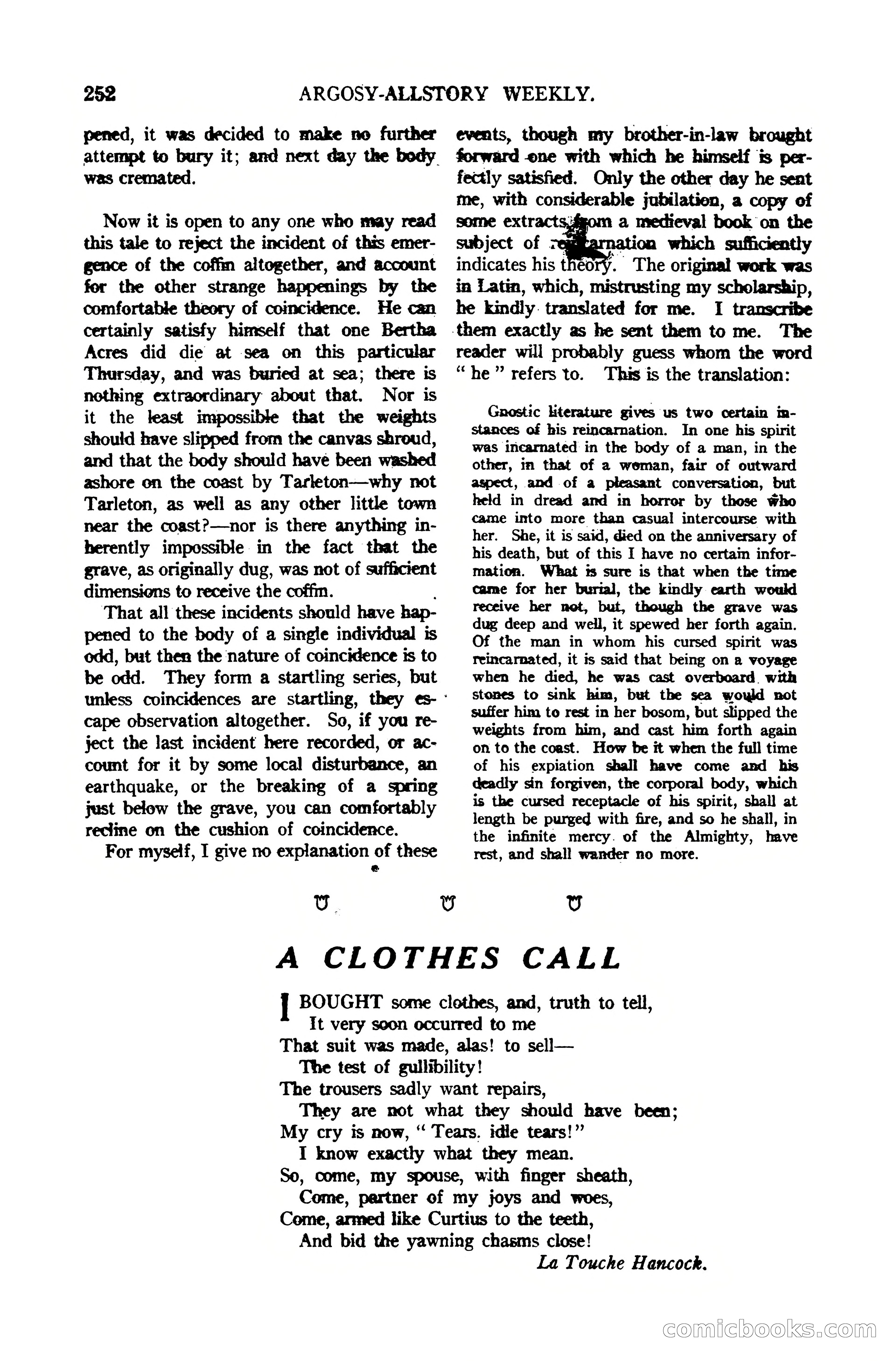 Argosy All-Story Weekly, October 7, 1922 — page 106 of 185