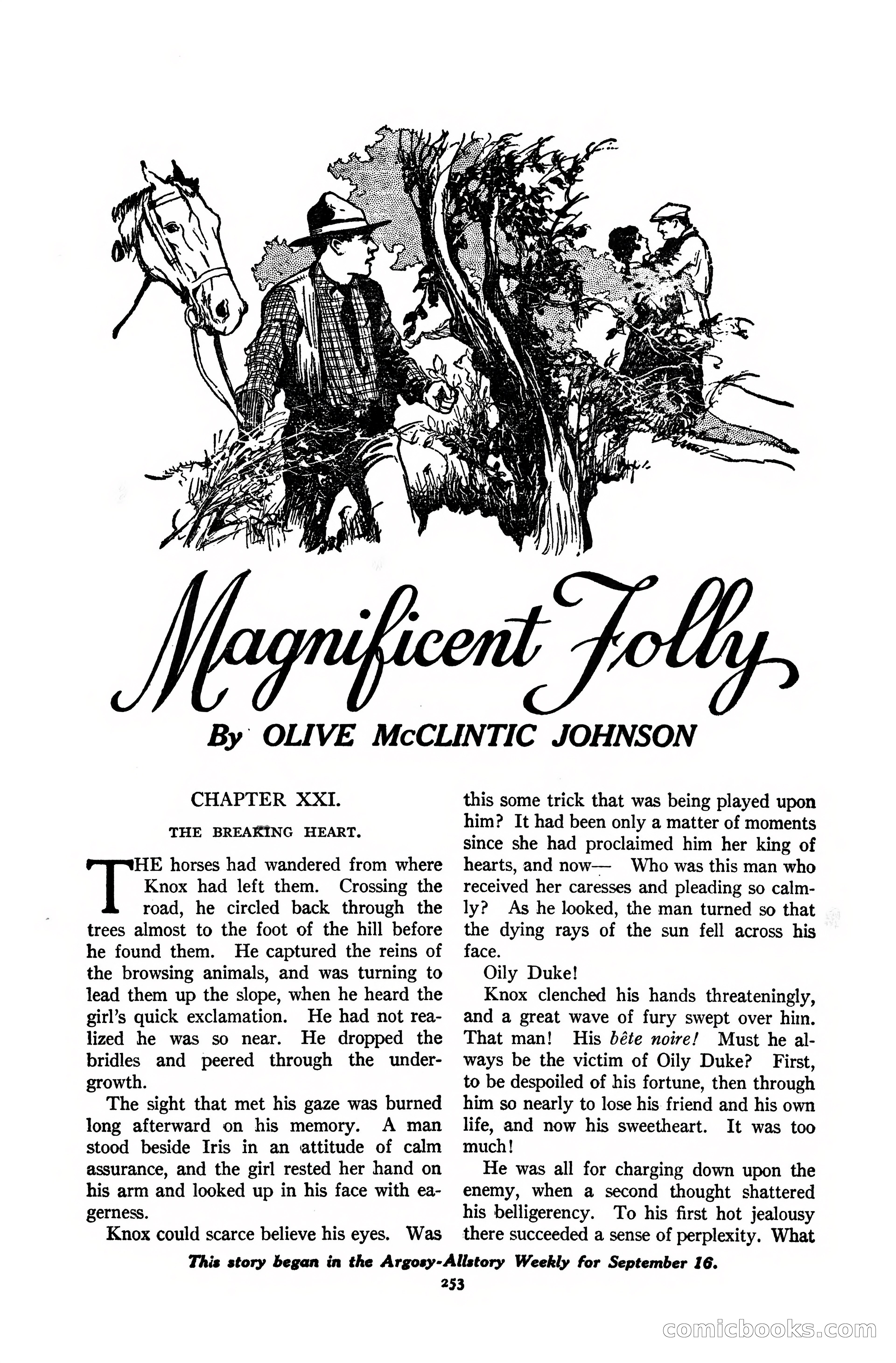 Argosy All-Story Weekly, October 7, 1922 — page 107 of 185