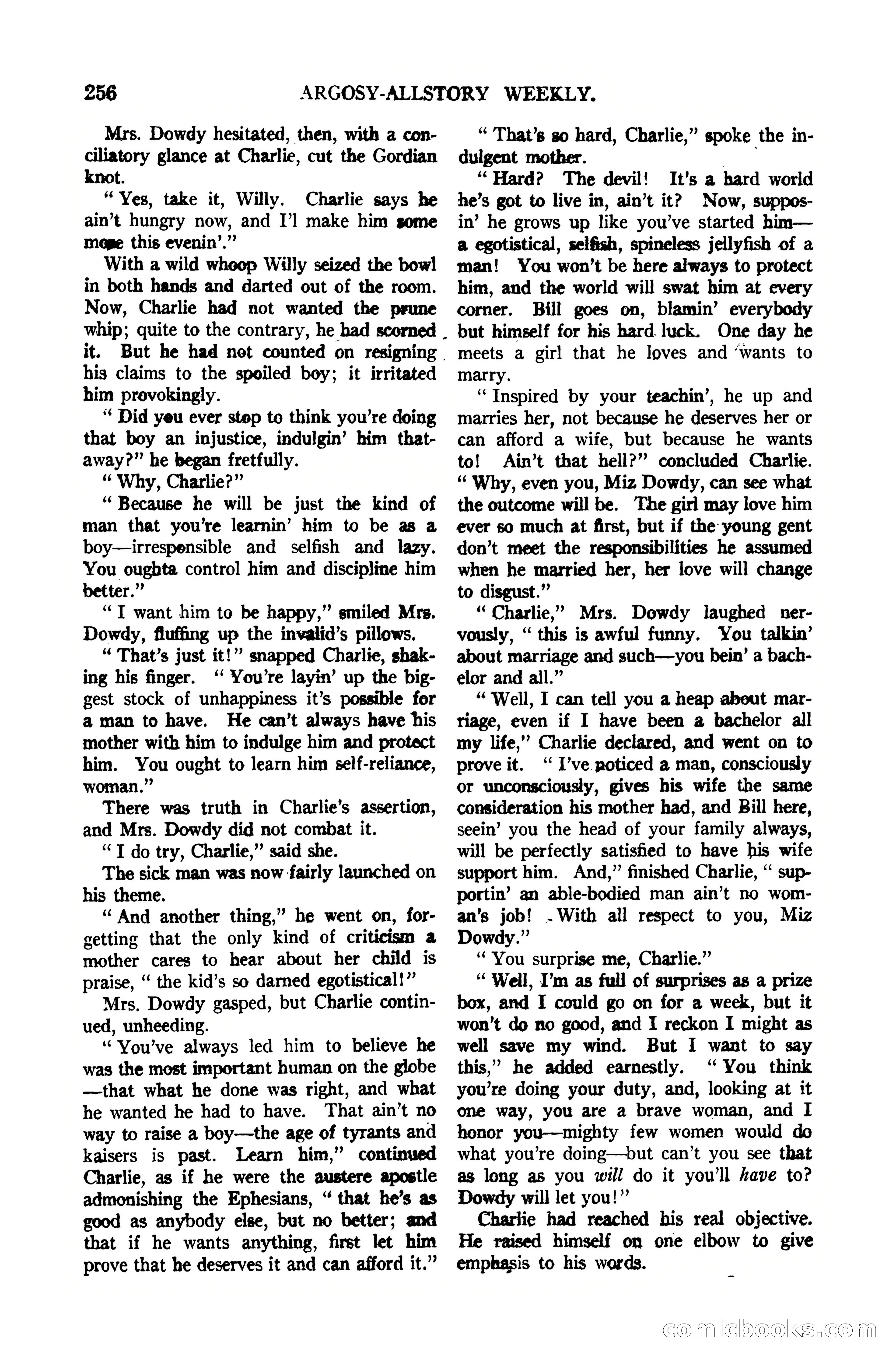 Argosy All-Story Weekly, October 7, 1922 — page 110 of 185