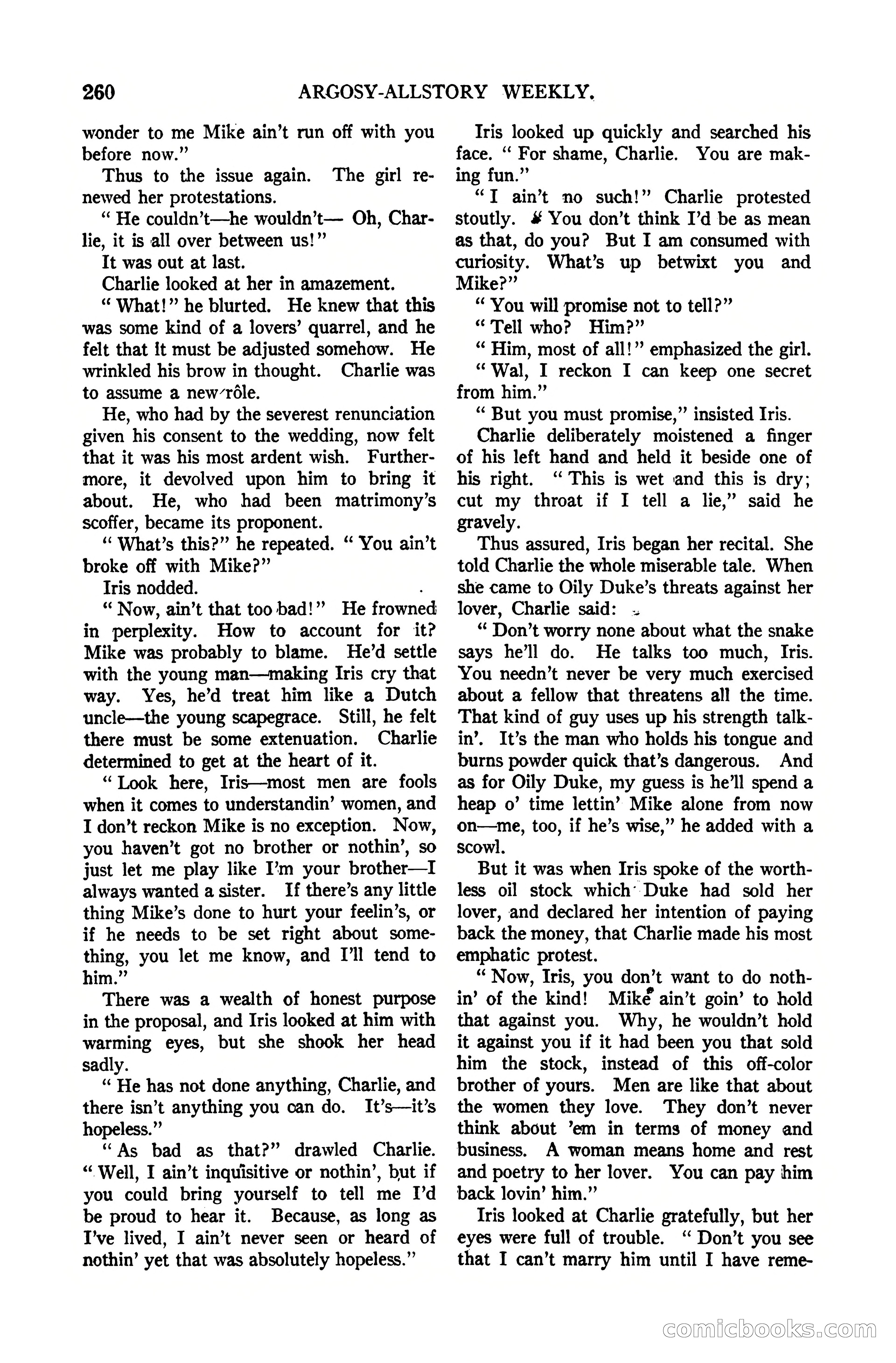 Argosy All-Story Weekly, October 7, 1922 — page 114 of 185