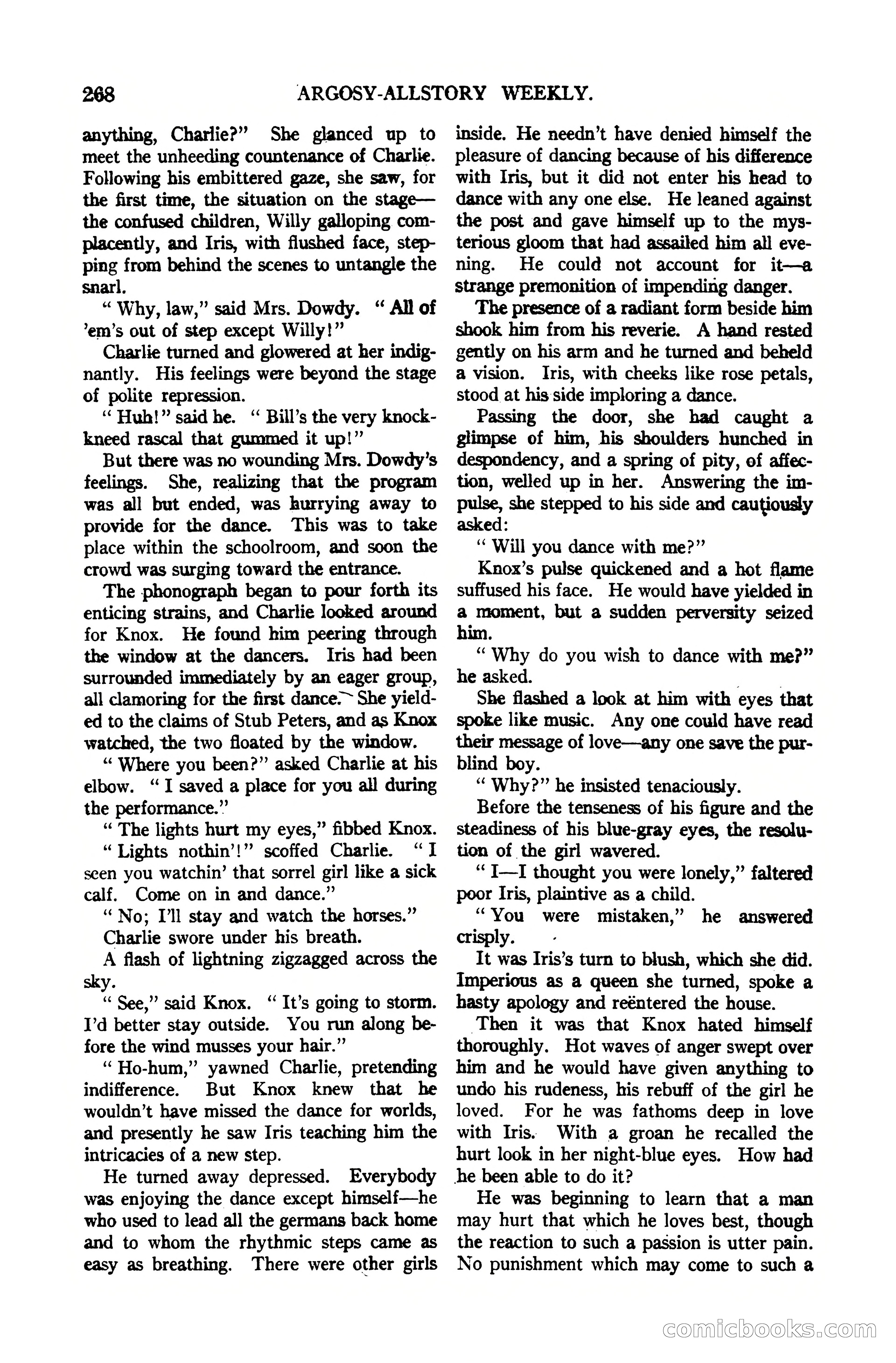 Argosy All-Story Weekly, October 7, 1922 — page 122 of 185