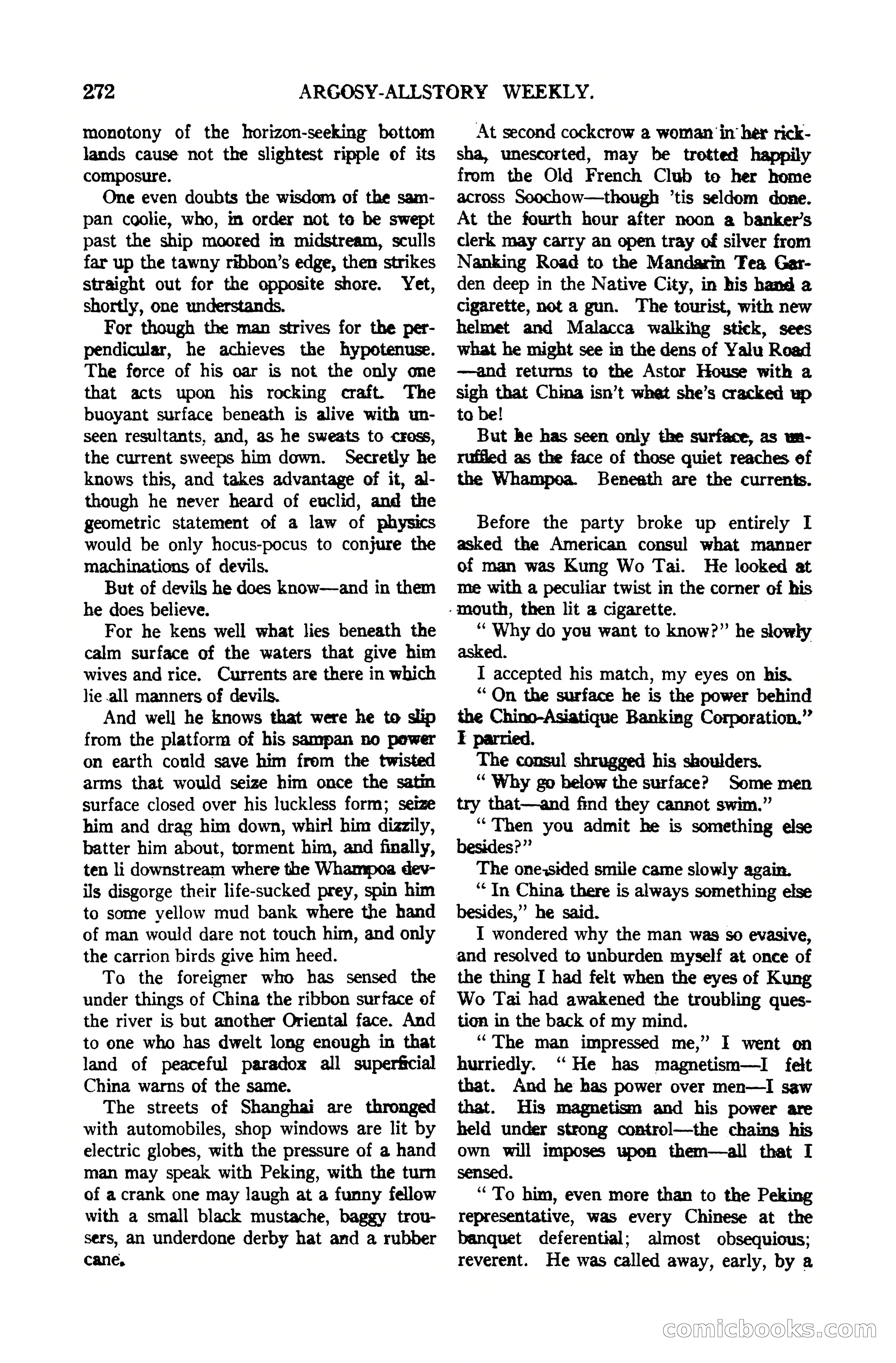 Argosy All-Story Weekly, October 7, 1922 — page 126 of 185
