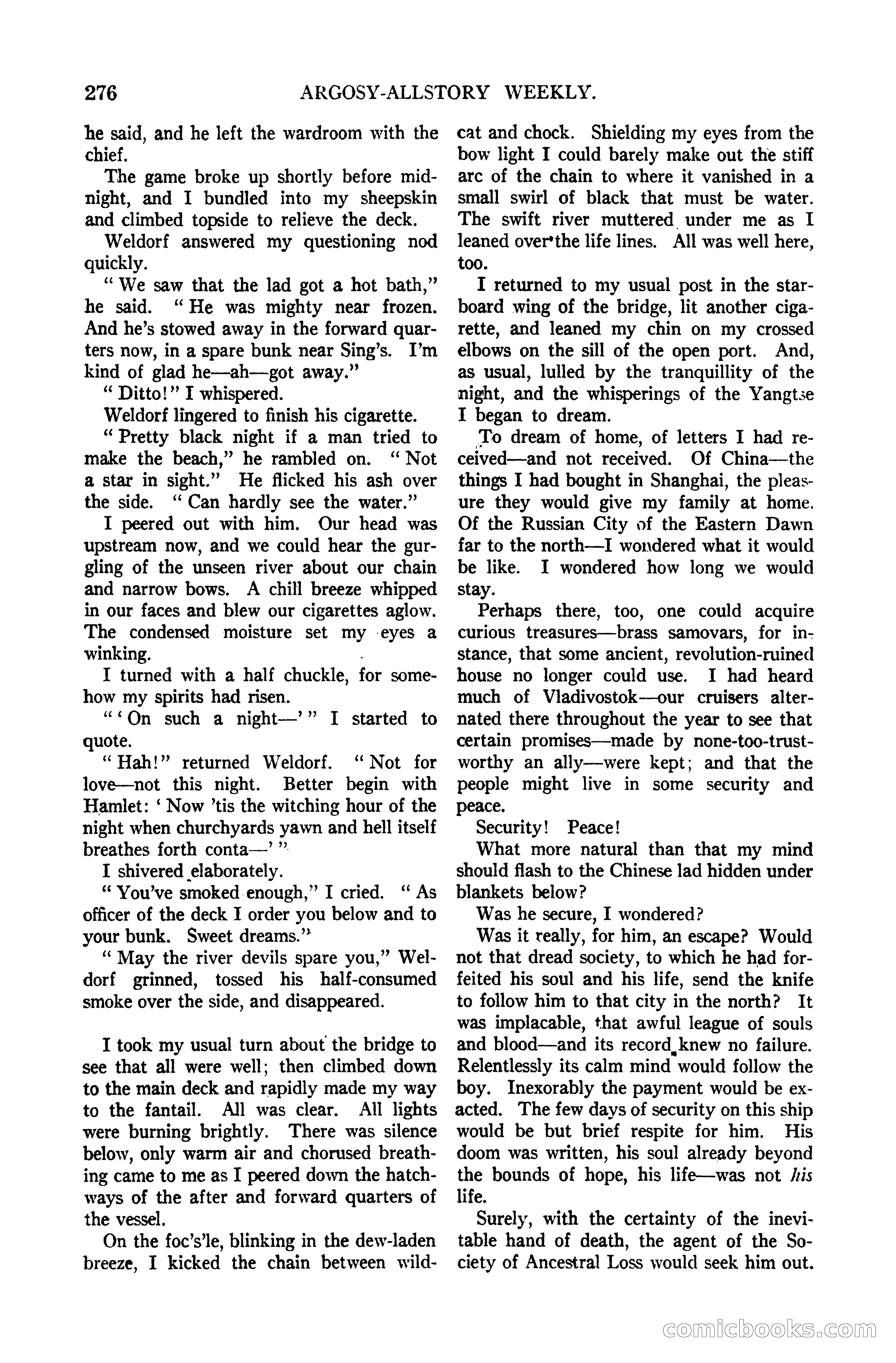 Argosy All-Story Weekly, October 7, 1922 — page 130 of 185
