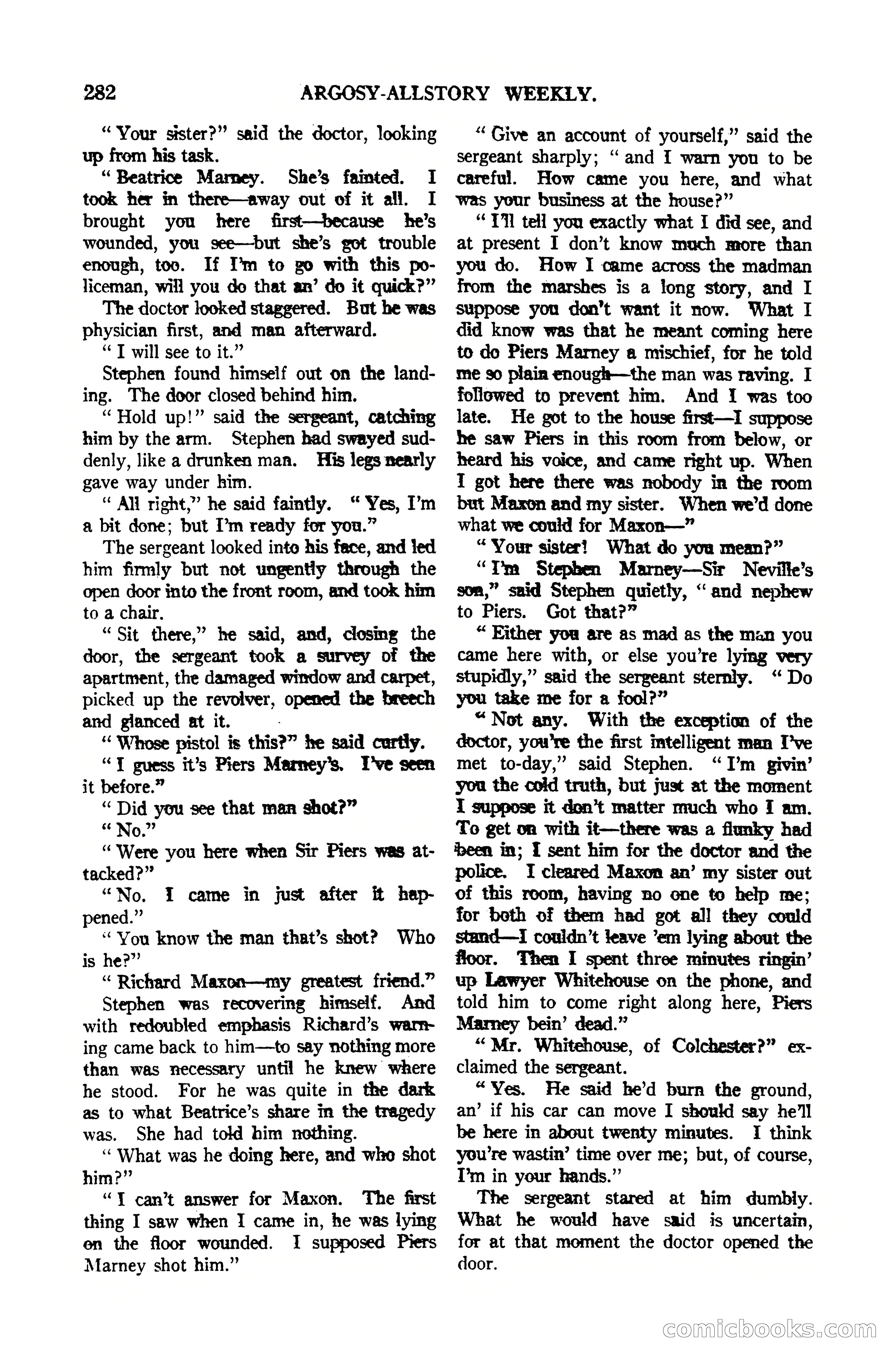 Argosy All-Story Weekly, October 7, 1922 — page 136 of 185