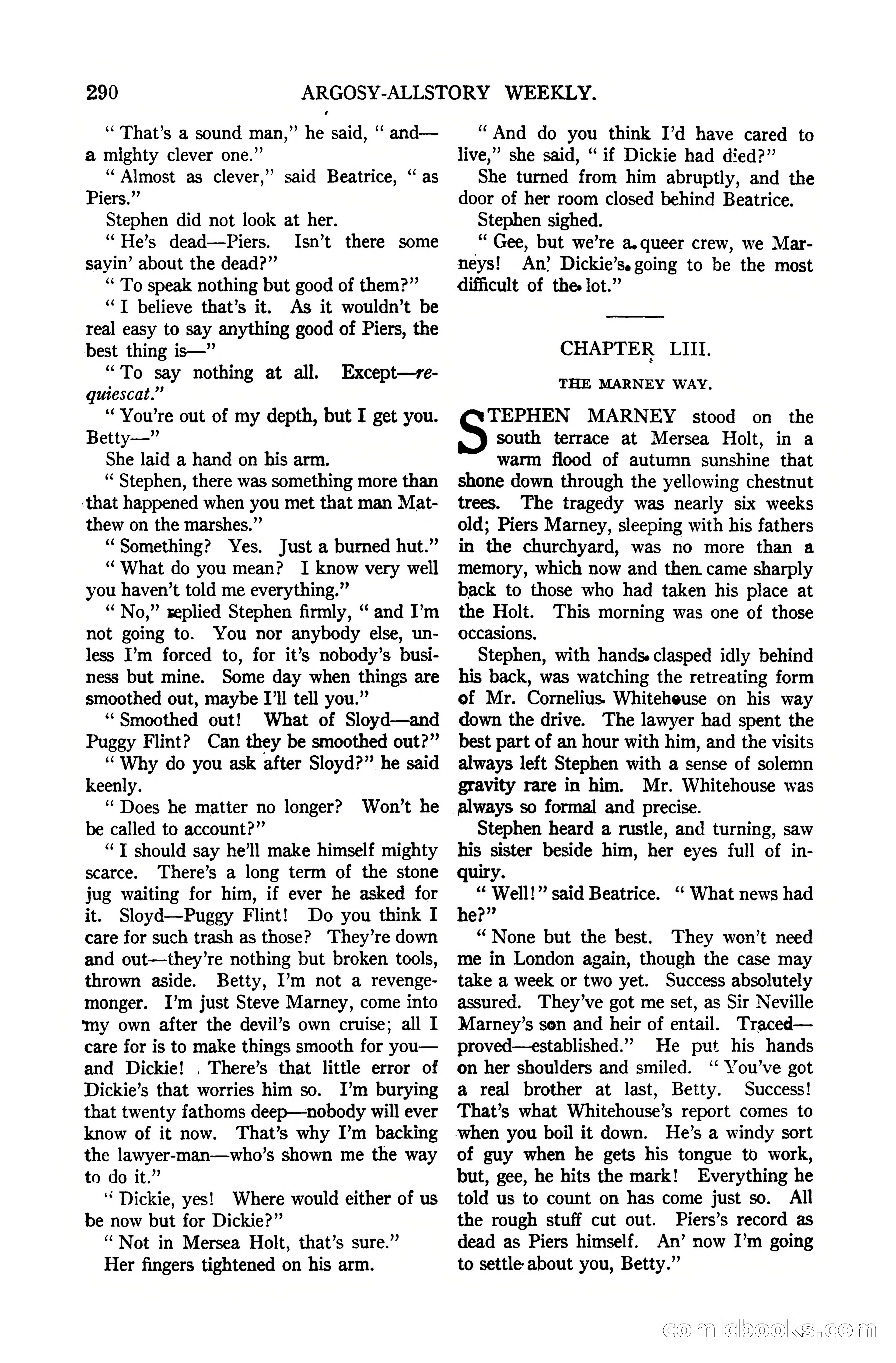 Argosy All-Story Weekly, October 7, 1922 — page 144 of 185