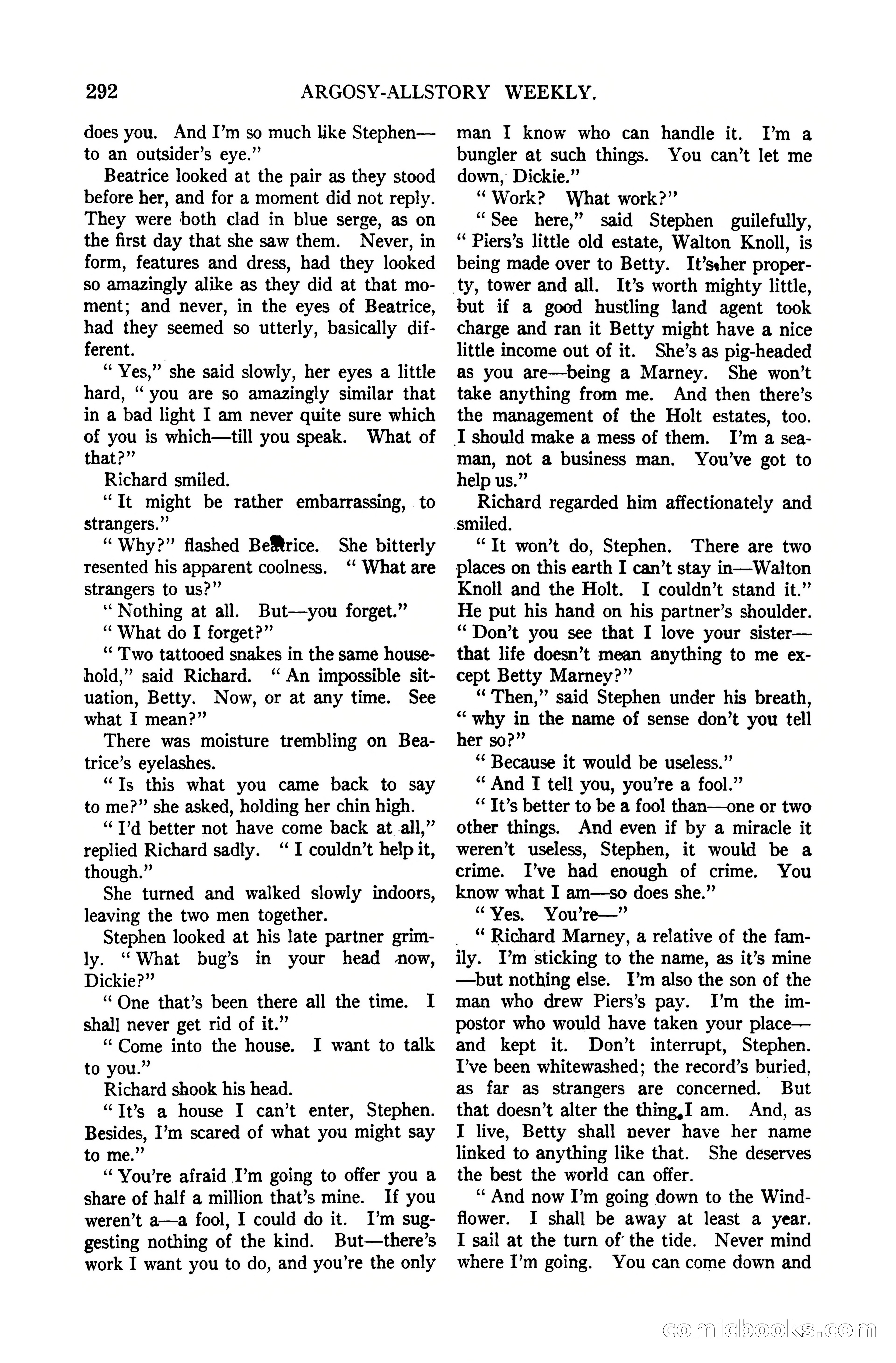 Argosy All-Story Weekly, October 7, 1922 — page 146 of 185