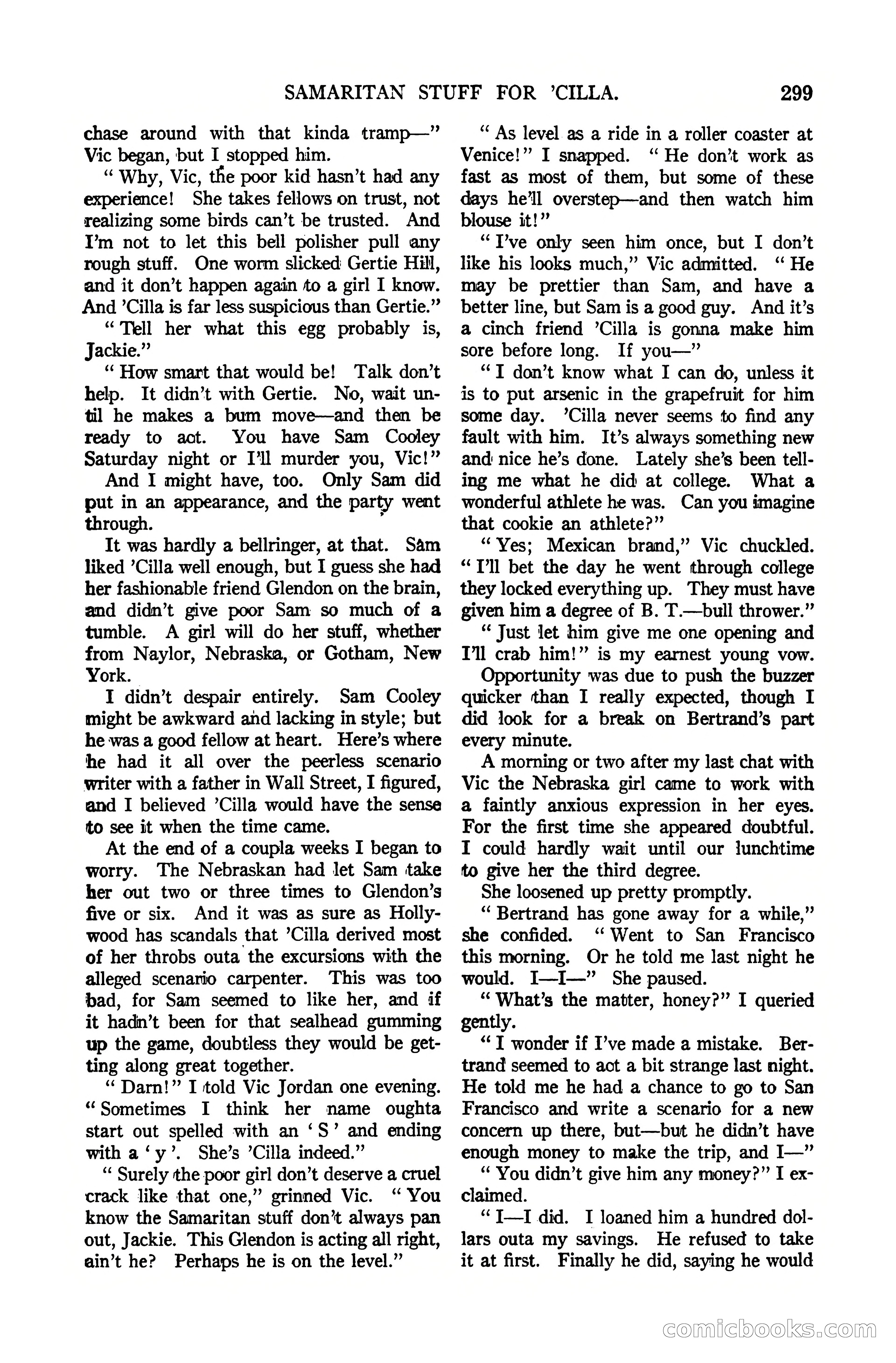 Argosy All-Story Weekly, October 7, 1922 — page 153 of 185