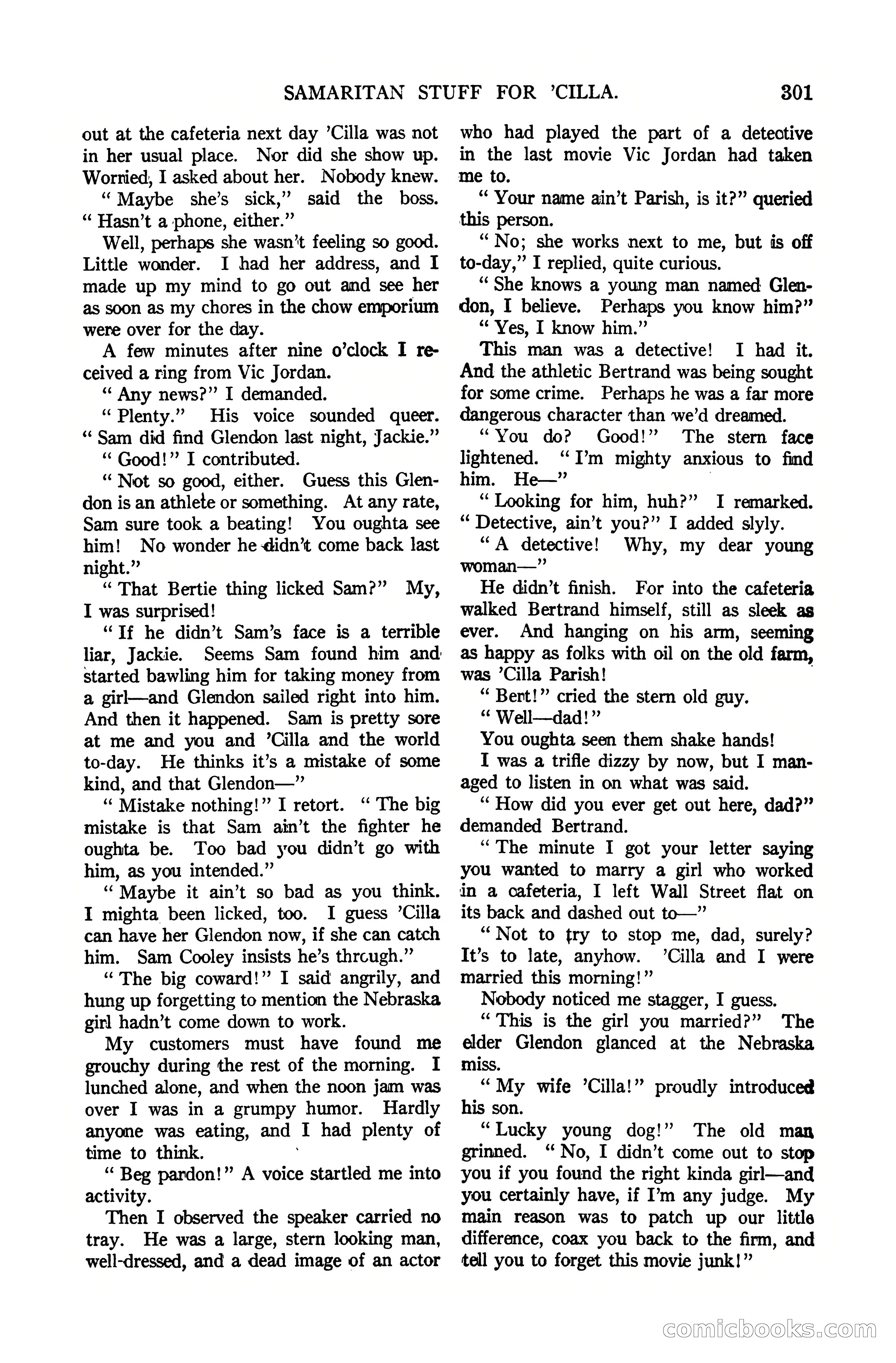 Argosy All-Story Weekly, October 7, 1922 — page 155 of 185