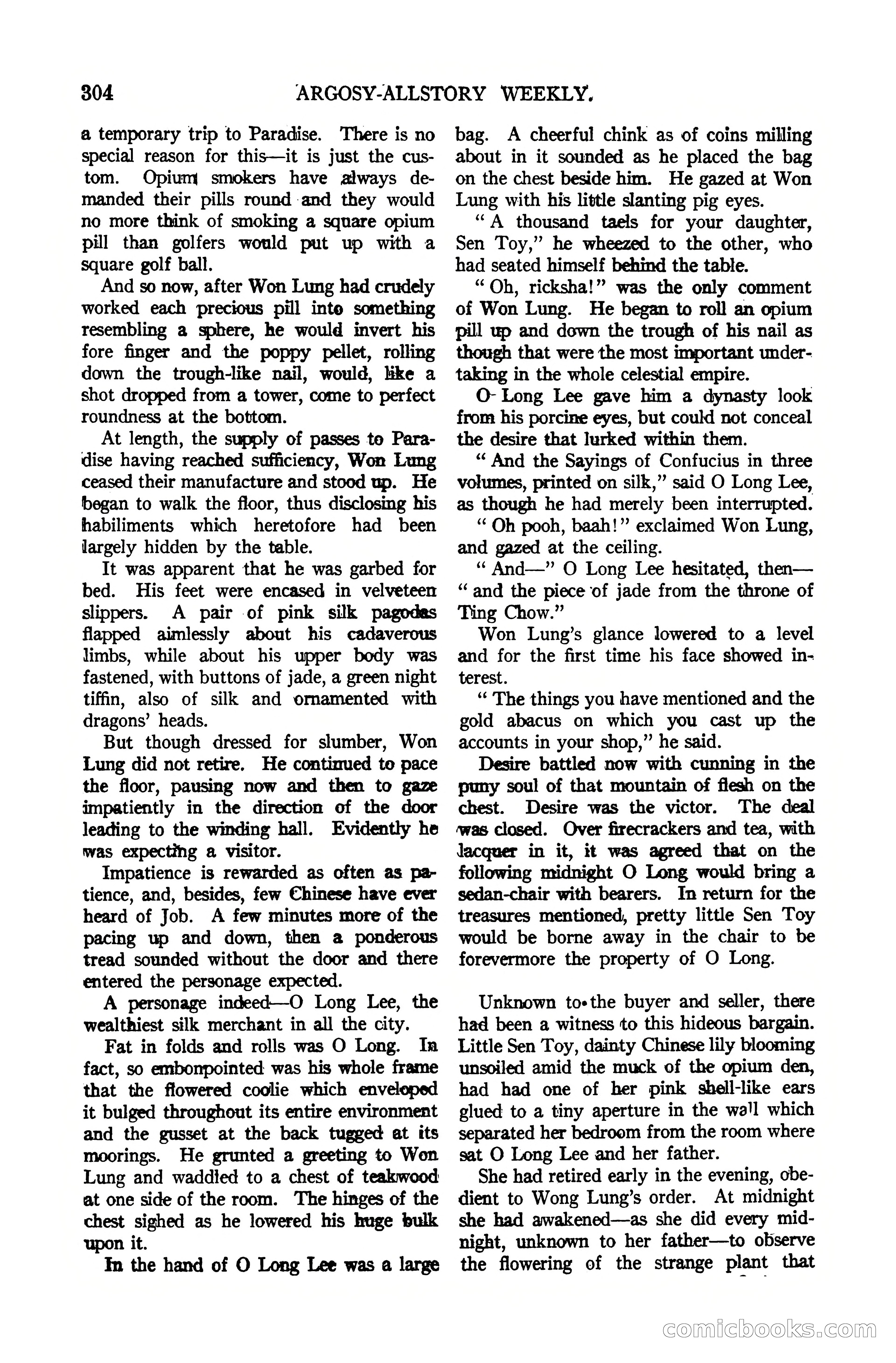 Argosy All-Story Weekly, October 7, 1922 — page 158 of 185
