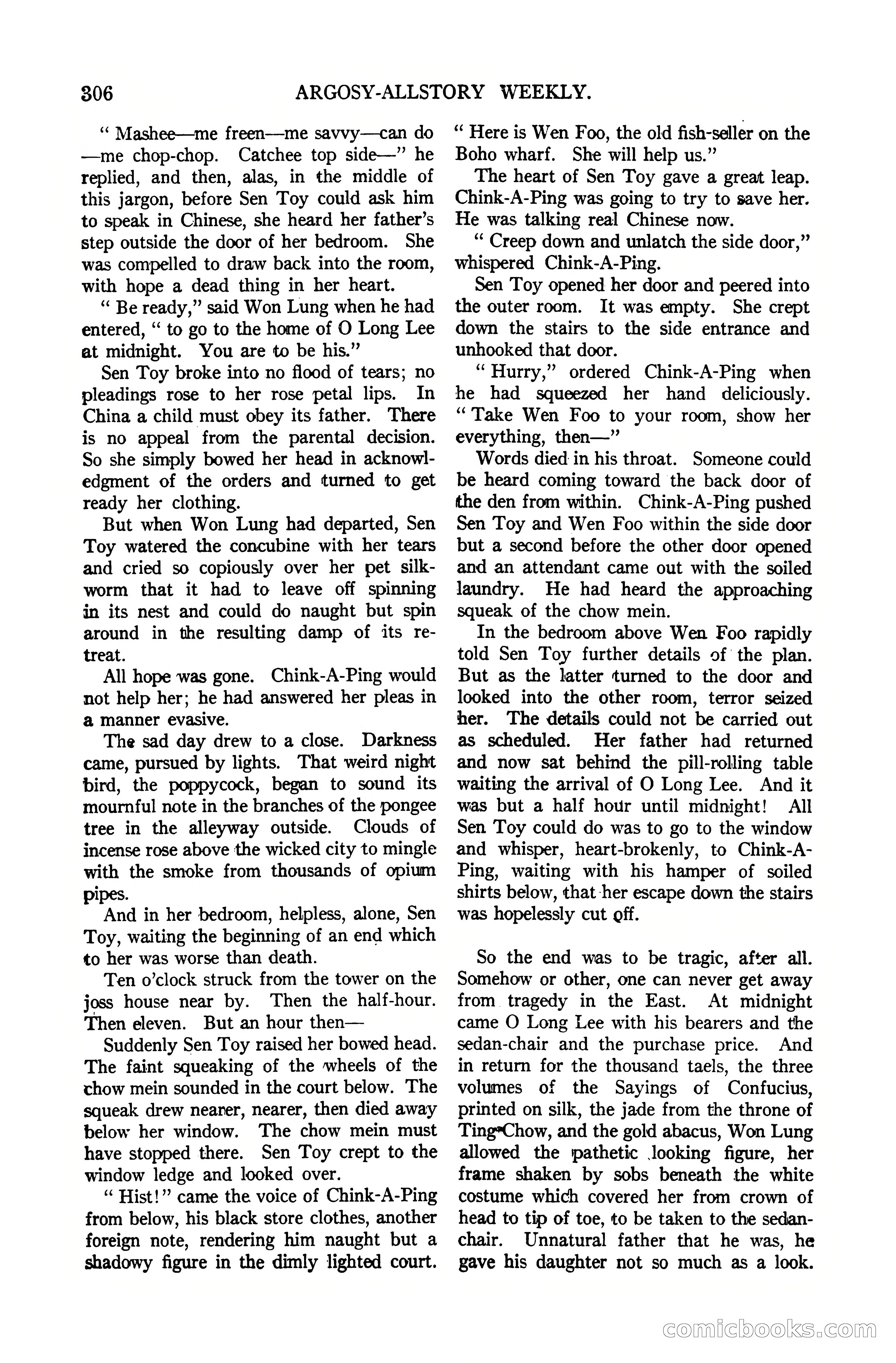 Argosy All-Story Weekly, October 7, 1922 — page 160 of 185
