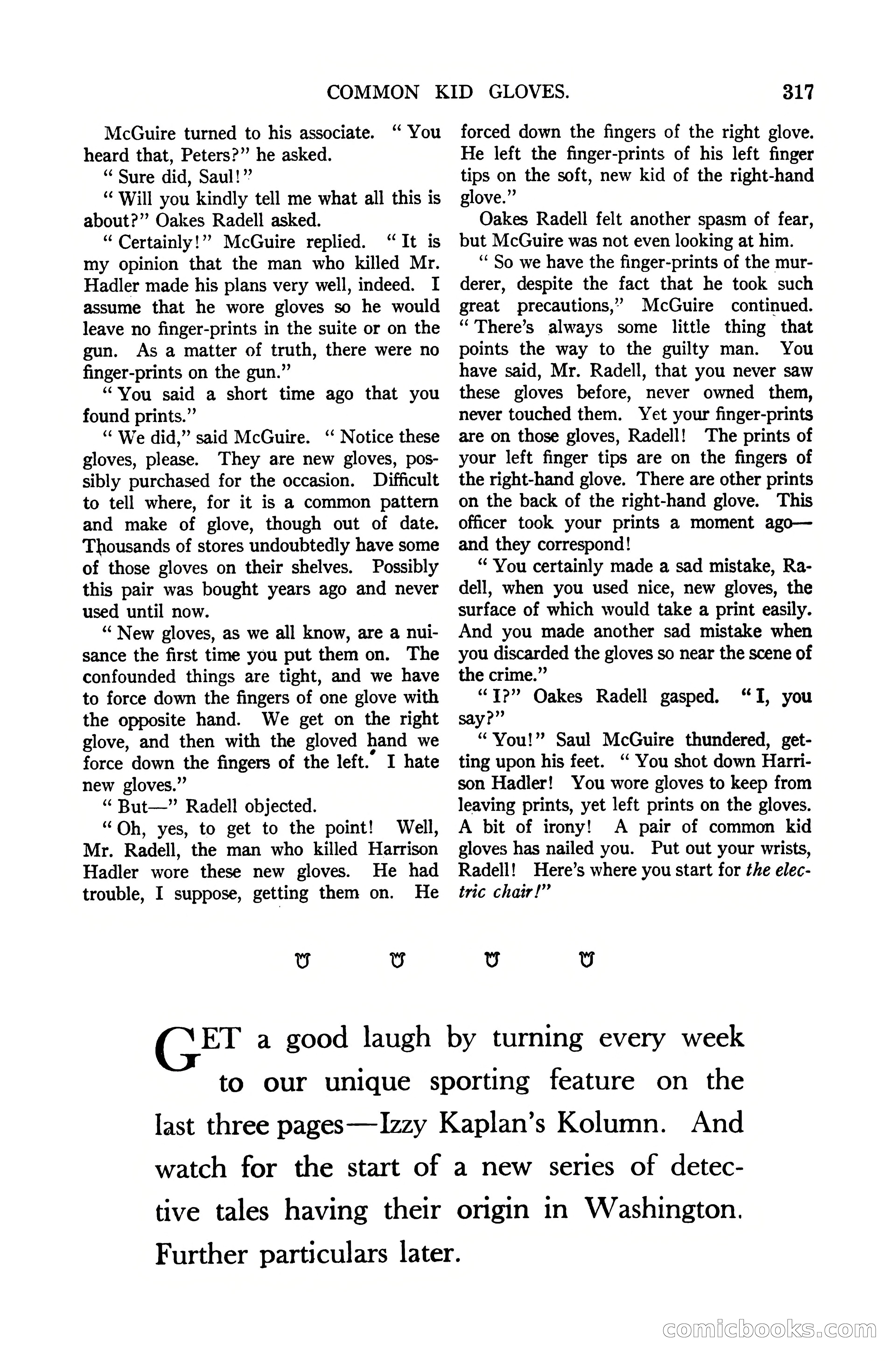 Argosy All-Story Weekly, October 7, 1922 — page 171 of 185
