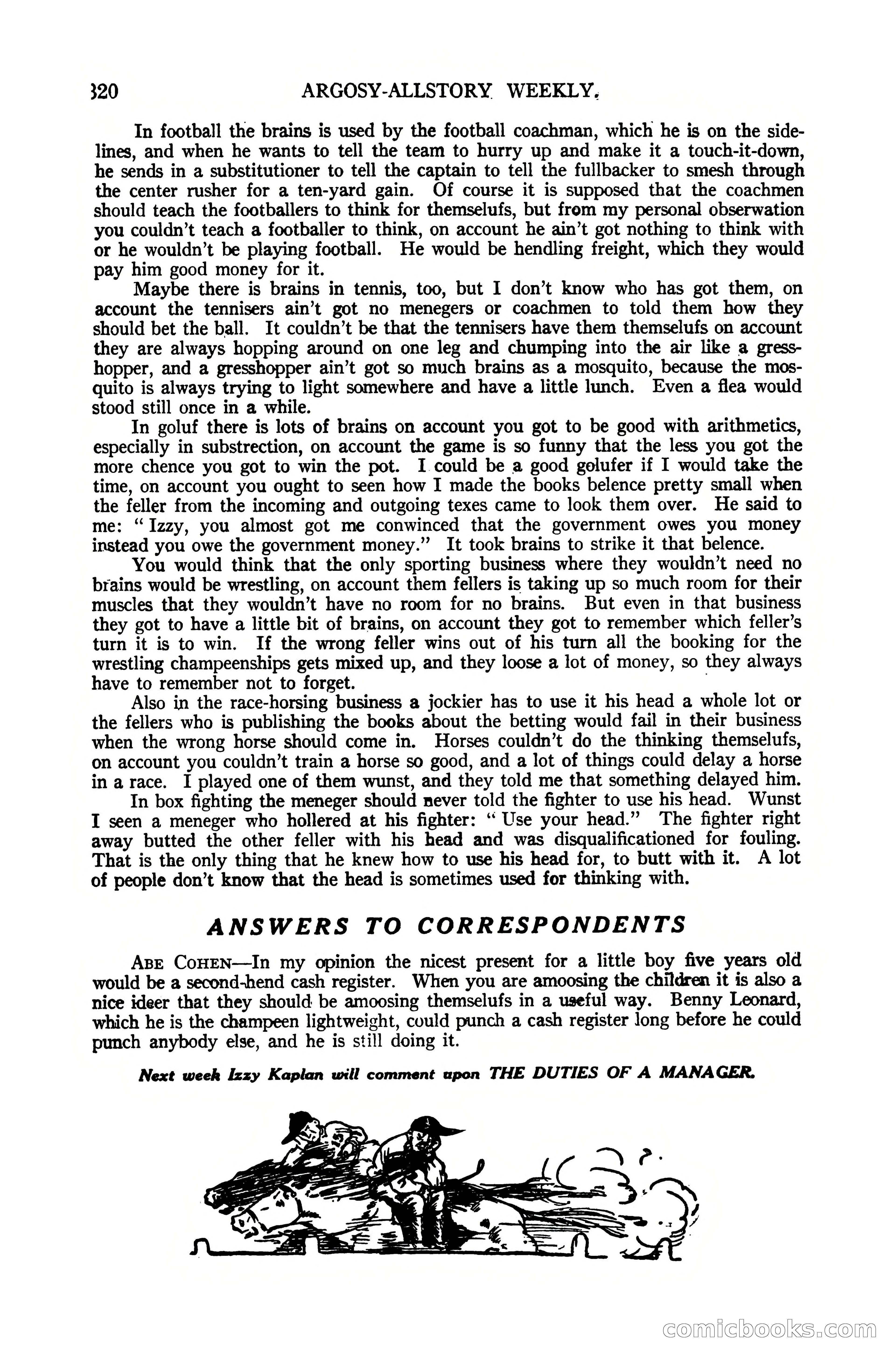 Argosy All-Story Weekly, October 7, 1922 — page 174 of 185