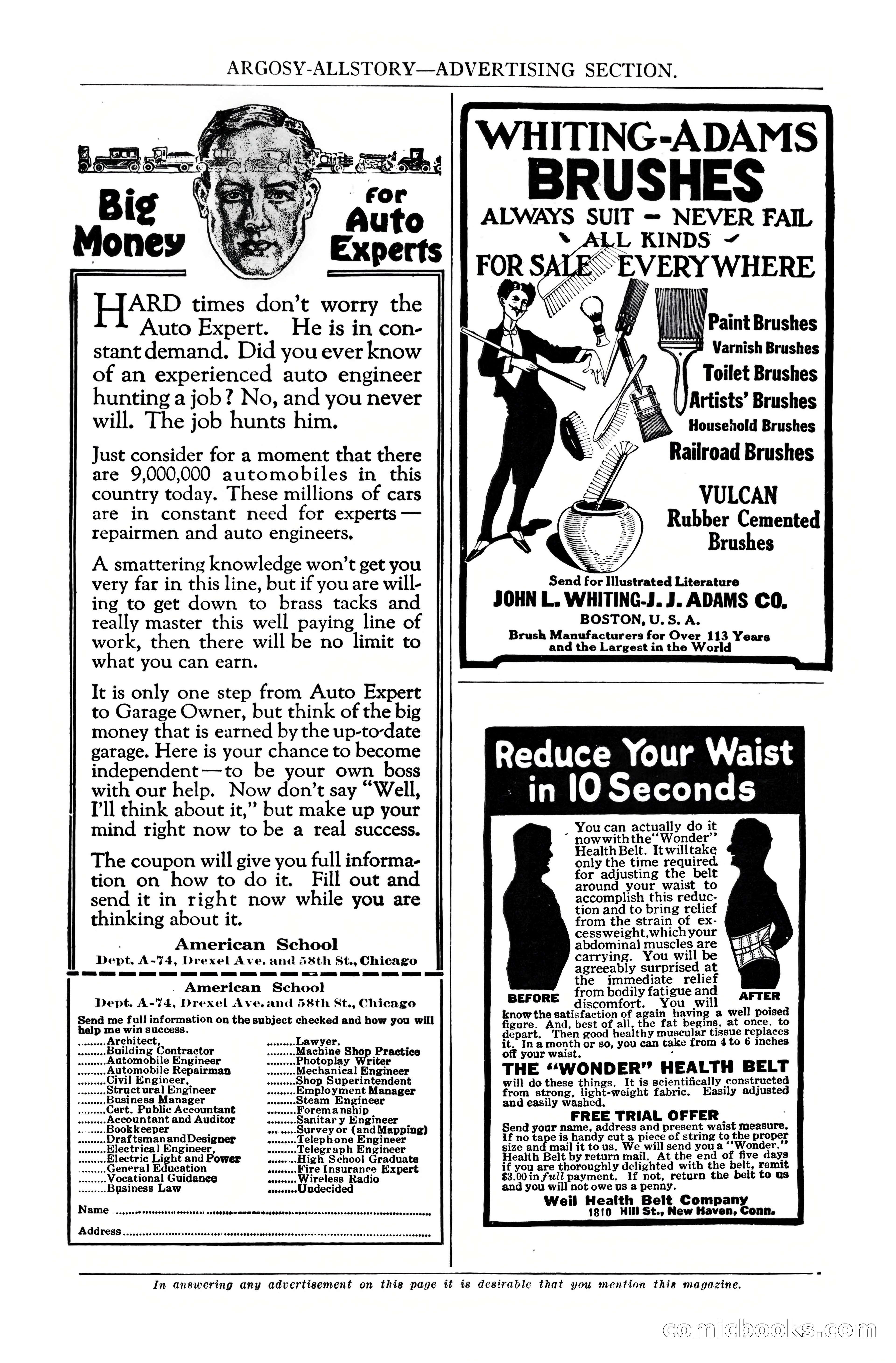 Argosy All-Story Weekly, October 7, 1922 — page 176 of 185
