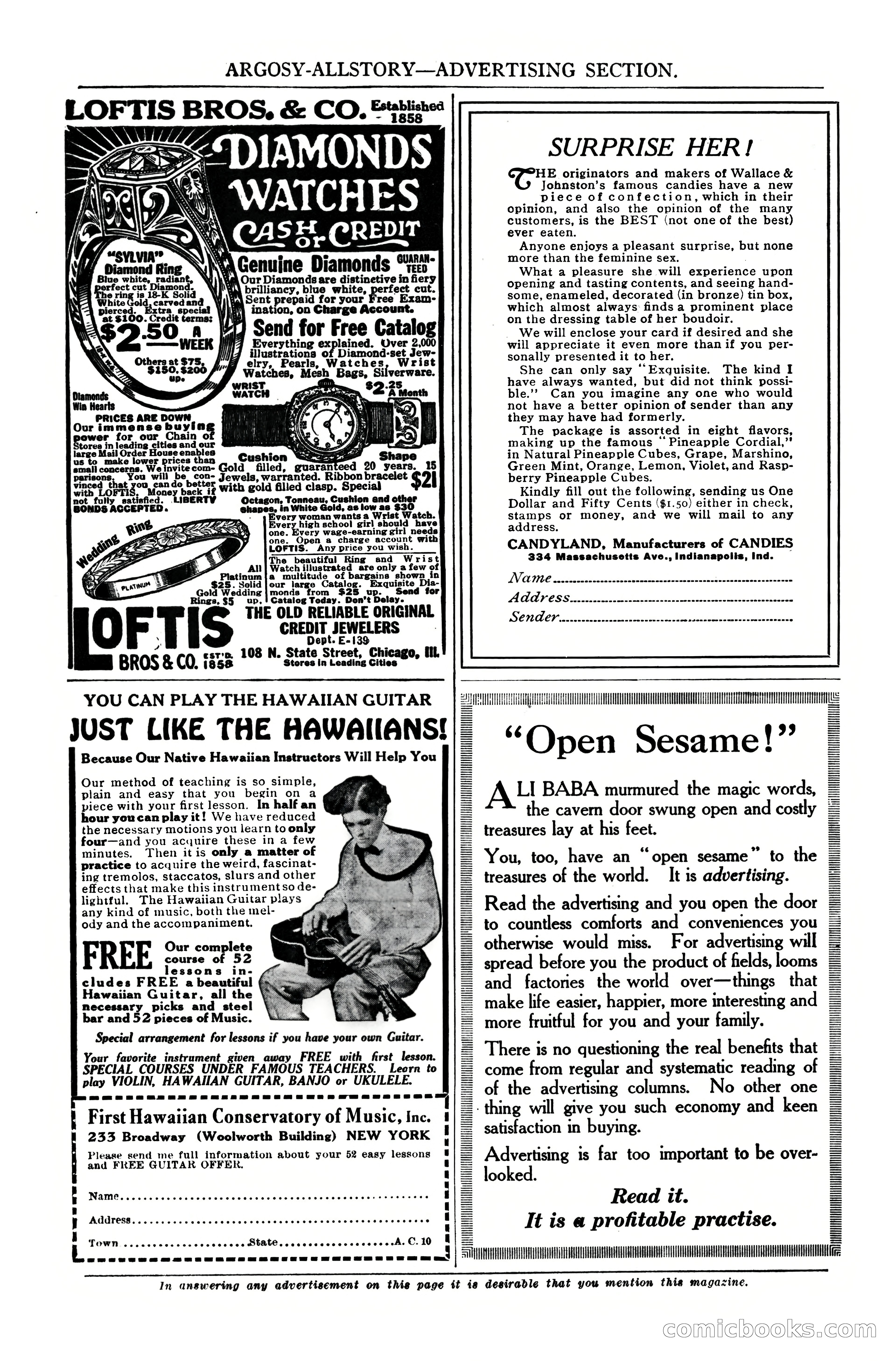Argosy All-Story Weekly, October 7, 1922 — page 178 of 185