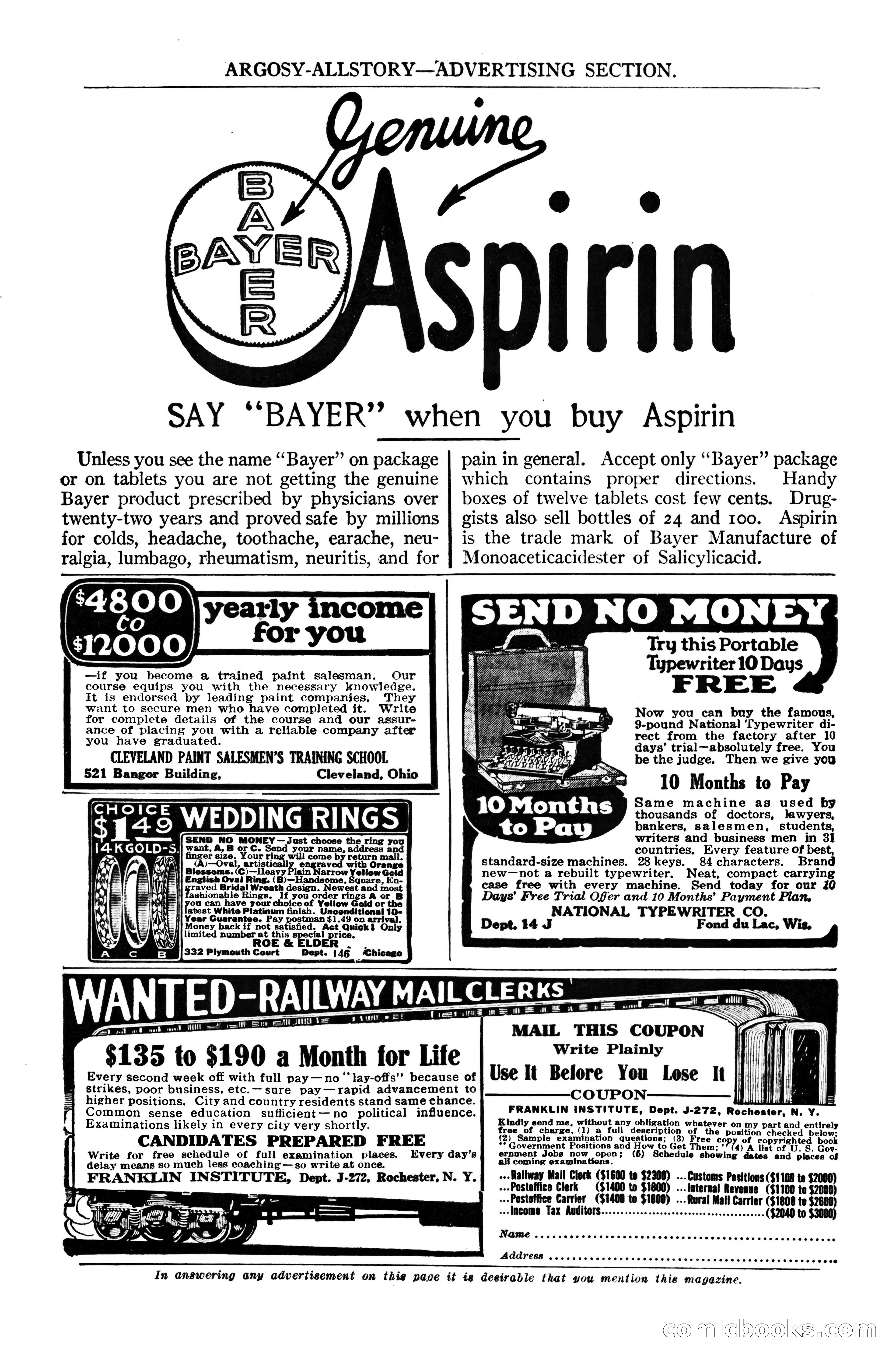 Argosy All-Story Weekly, October 7, 1922 — page 181 of 185