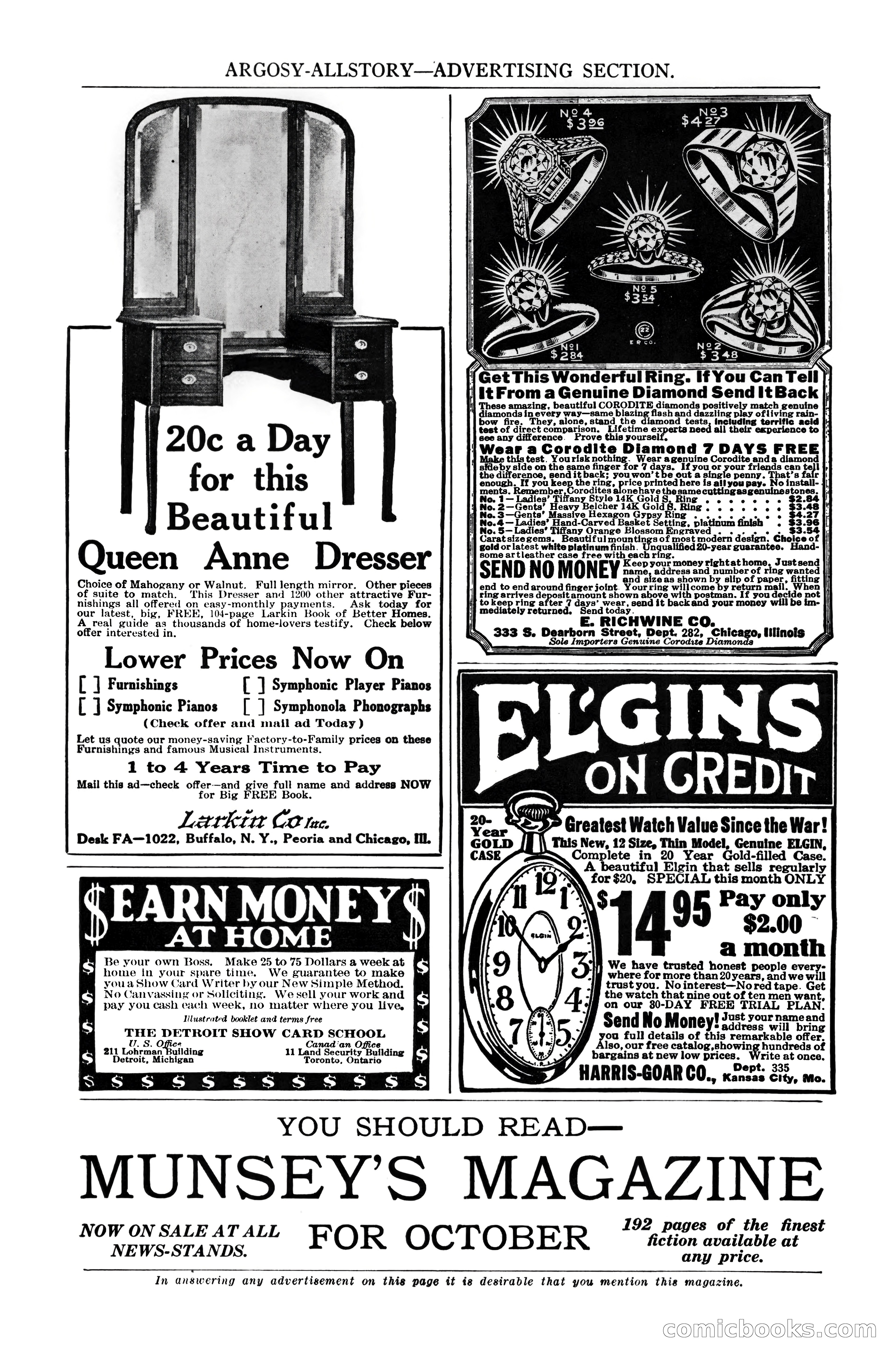 Argosy All-Story Weekly, October 7, 1922 — page 182 of 185