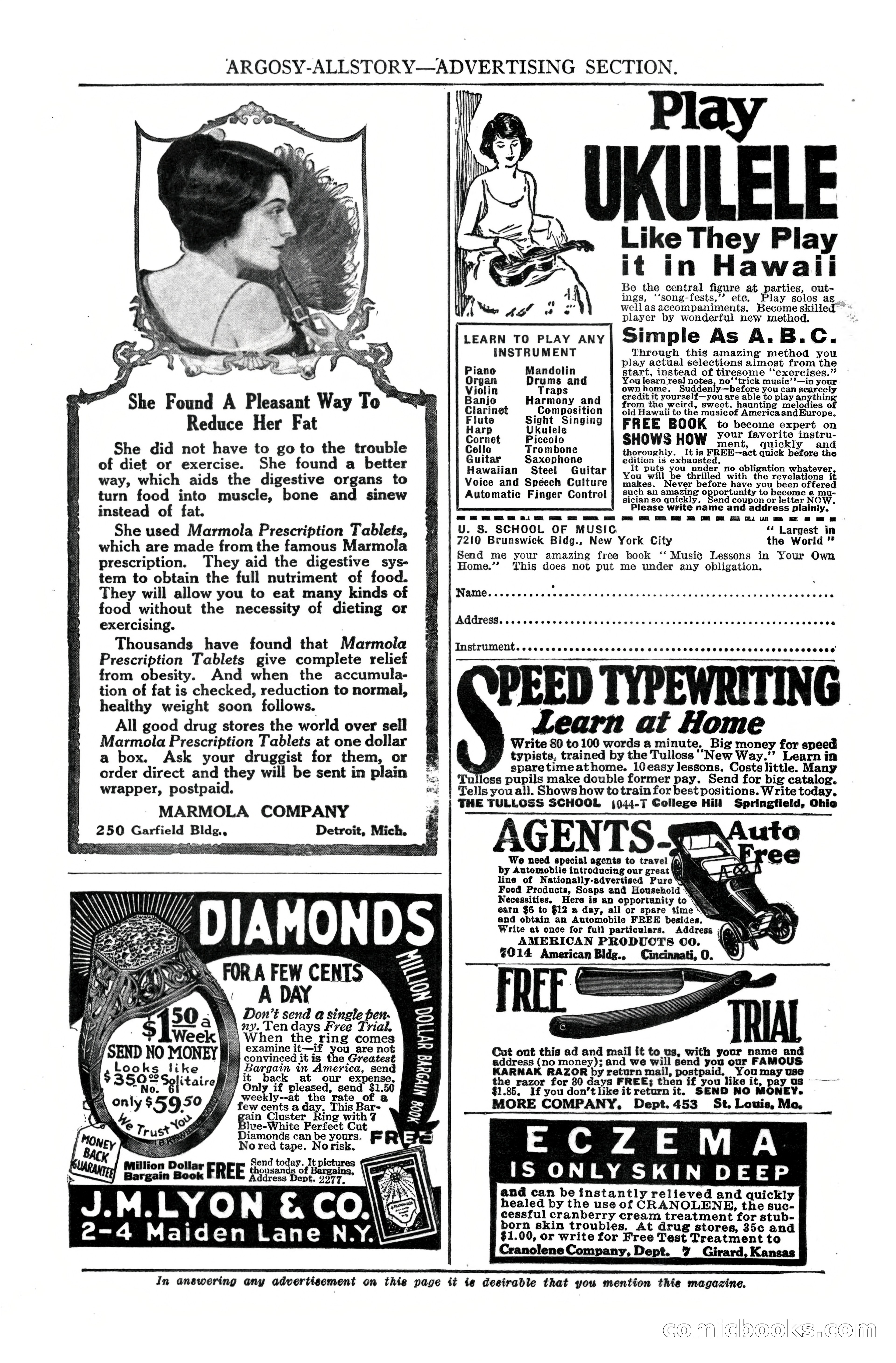 Argosy All-Story Weekly, October 7, 1922 — page 184 of 185