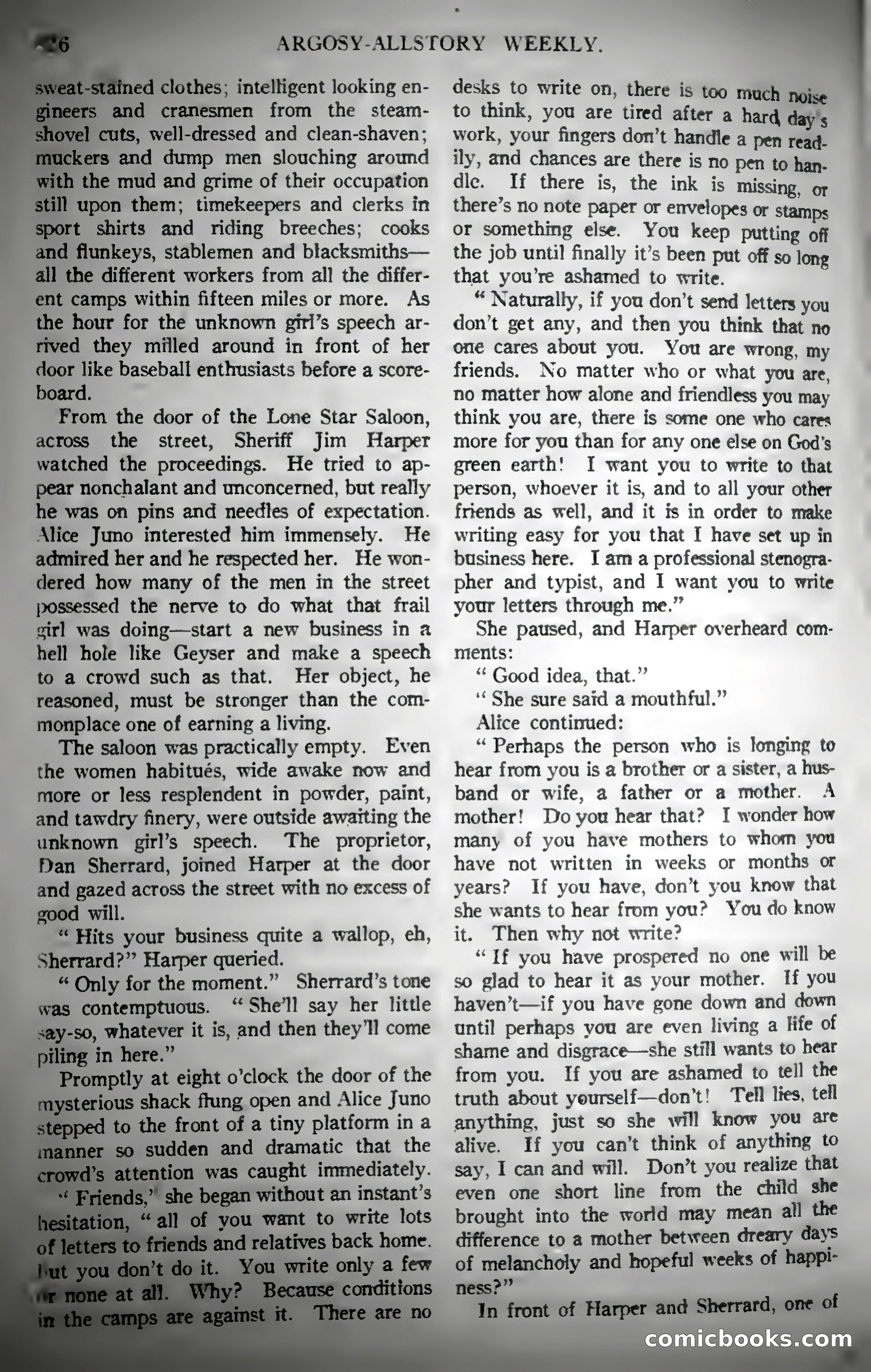 Argosy All-Story Weekly — page 36 of 187