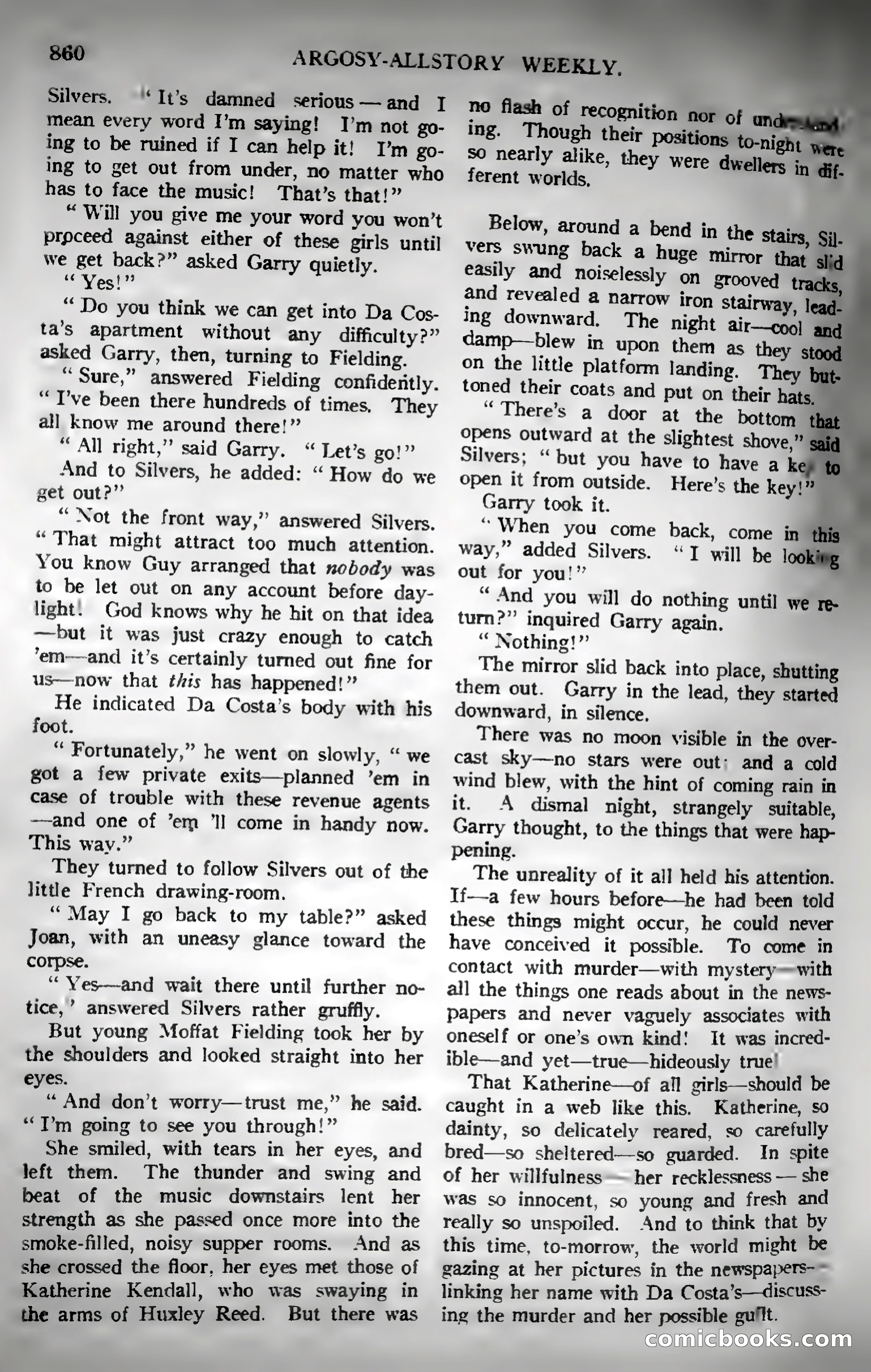 Argosy All-Story Weekly — page 70 of 187