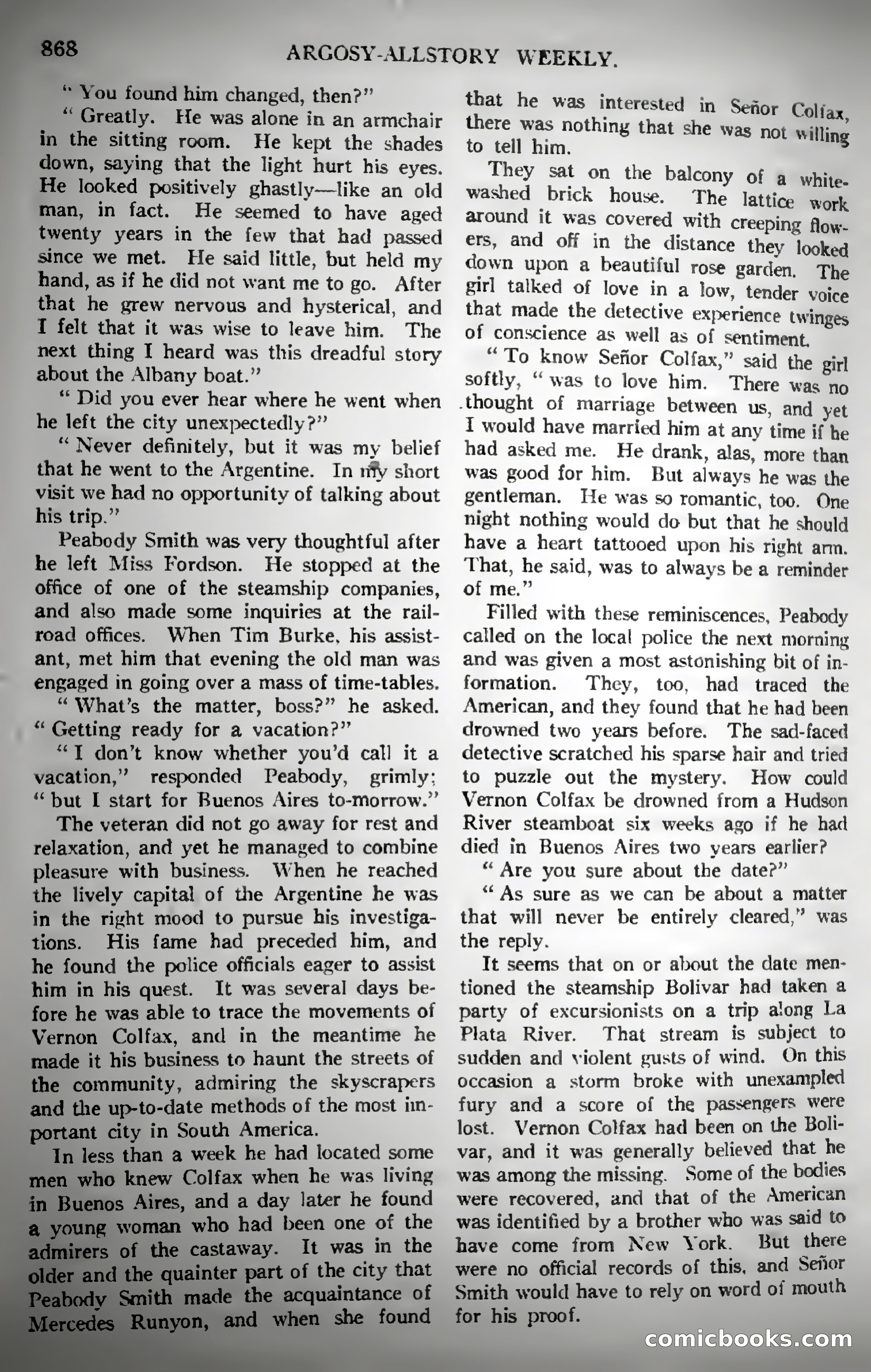 Argosy All-Story Weekly — page 78 of 187