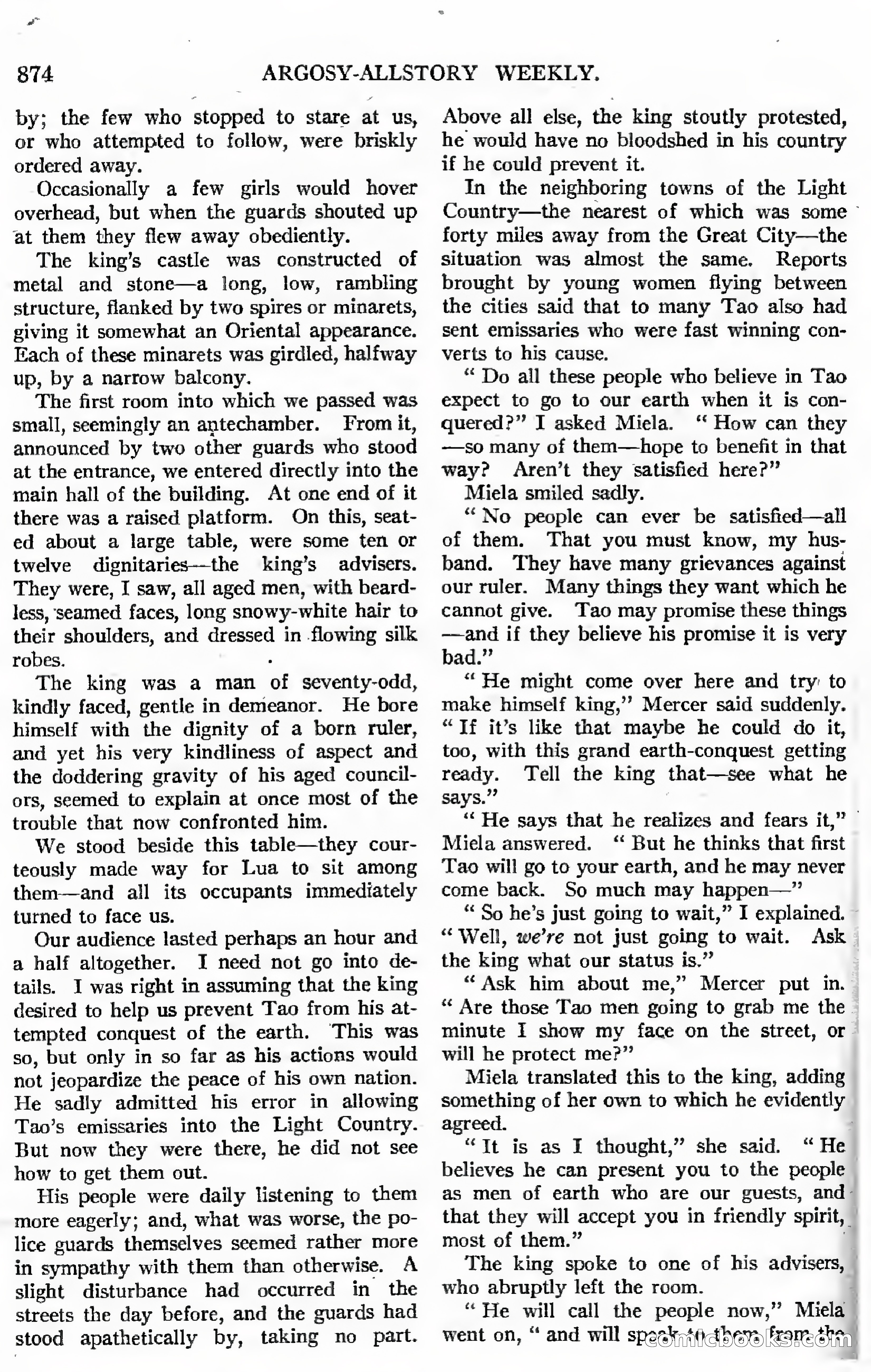 Argosy All-Story Weekly — page 84 of 187