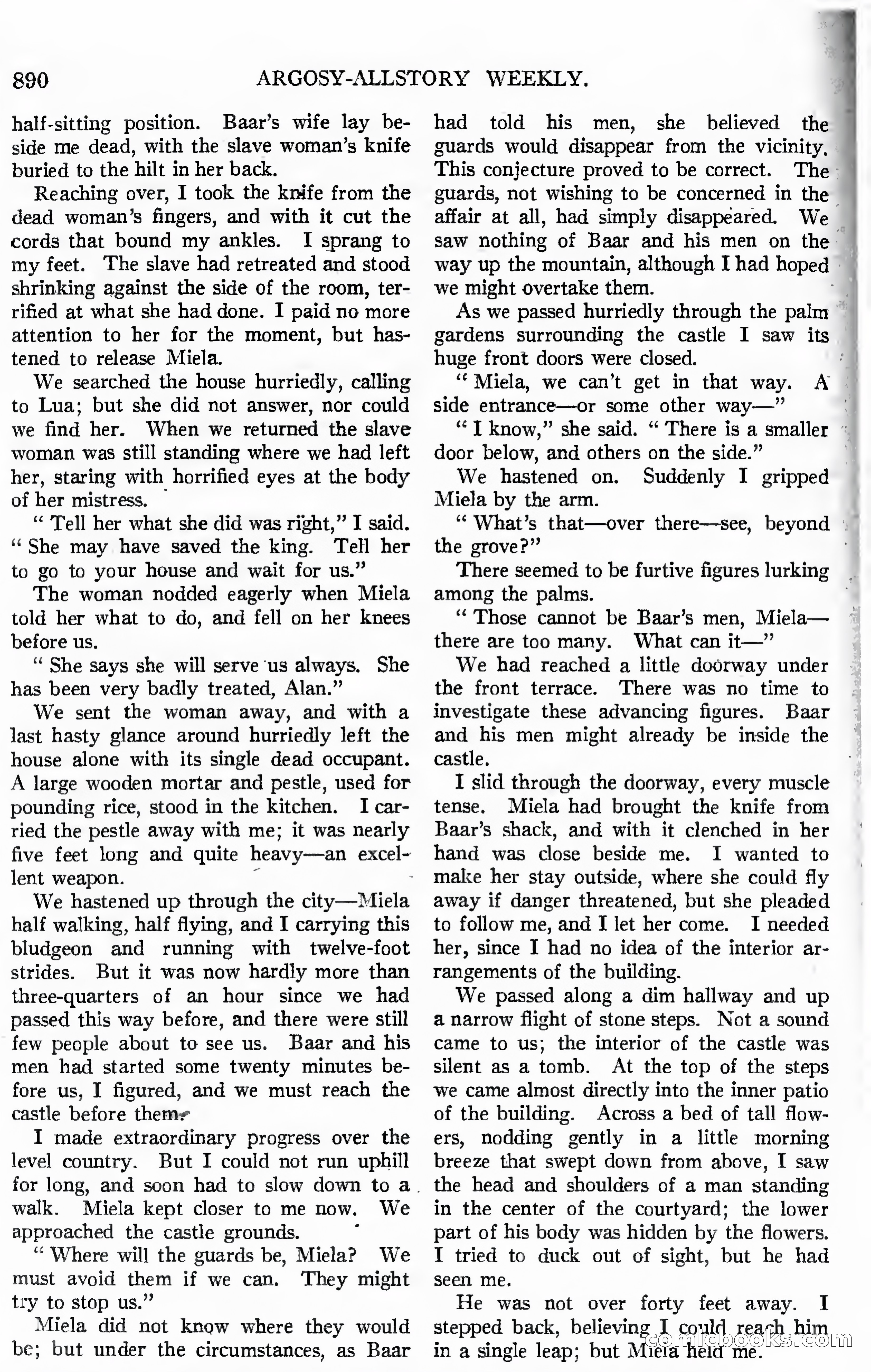 Argosy All-Story Weekly — page 100 of 187