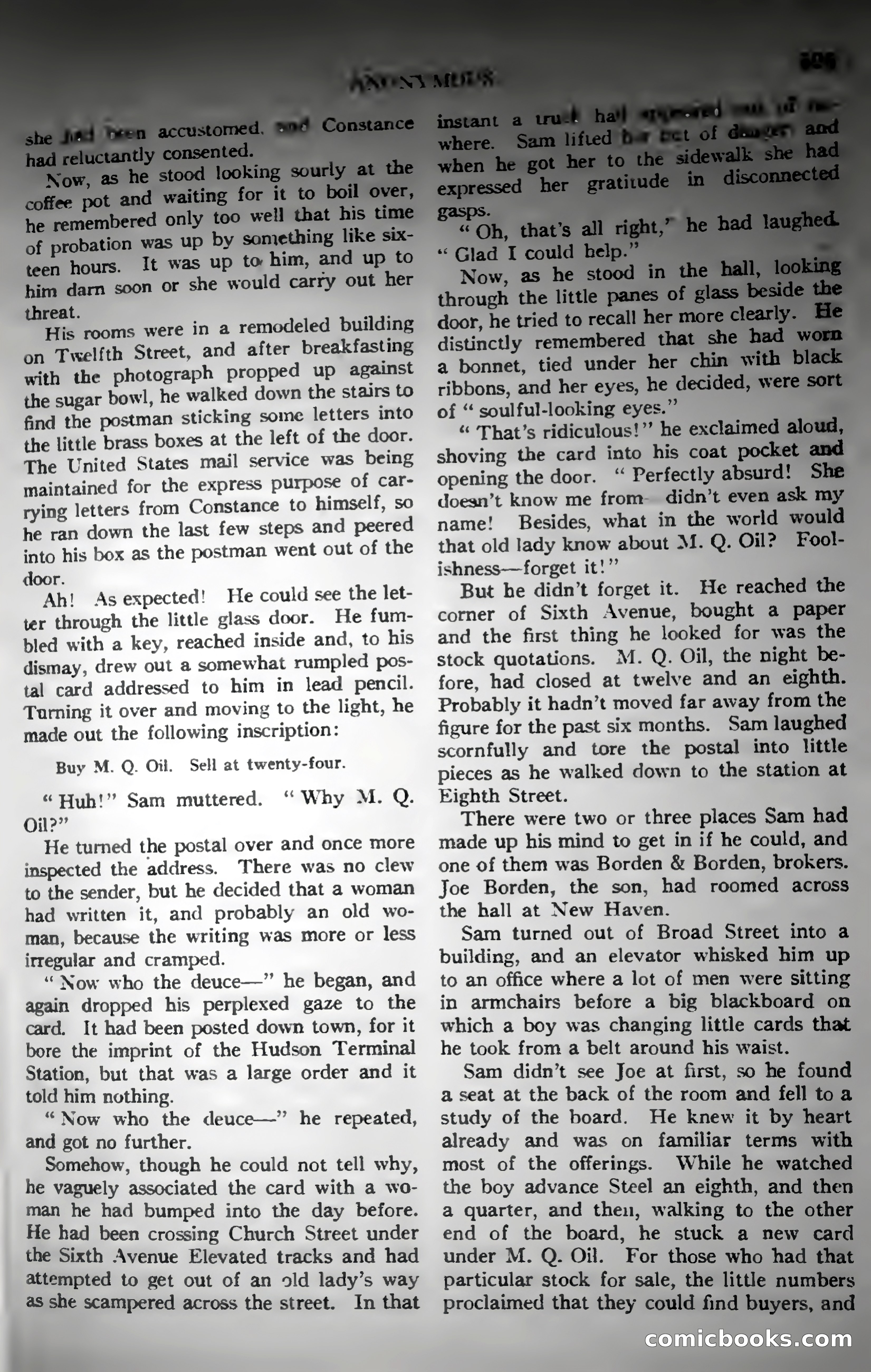 Argosy All-Story Weekly — page 105 of 187