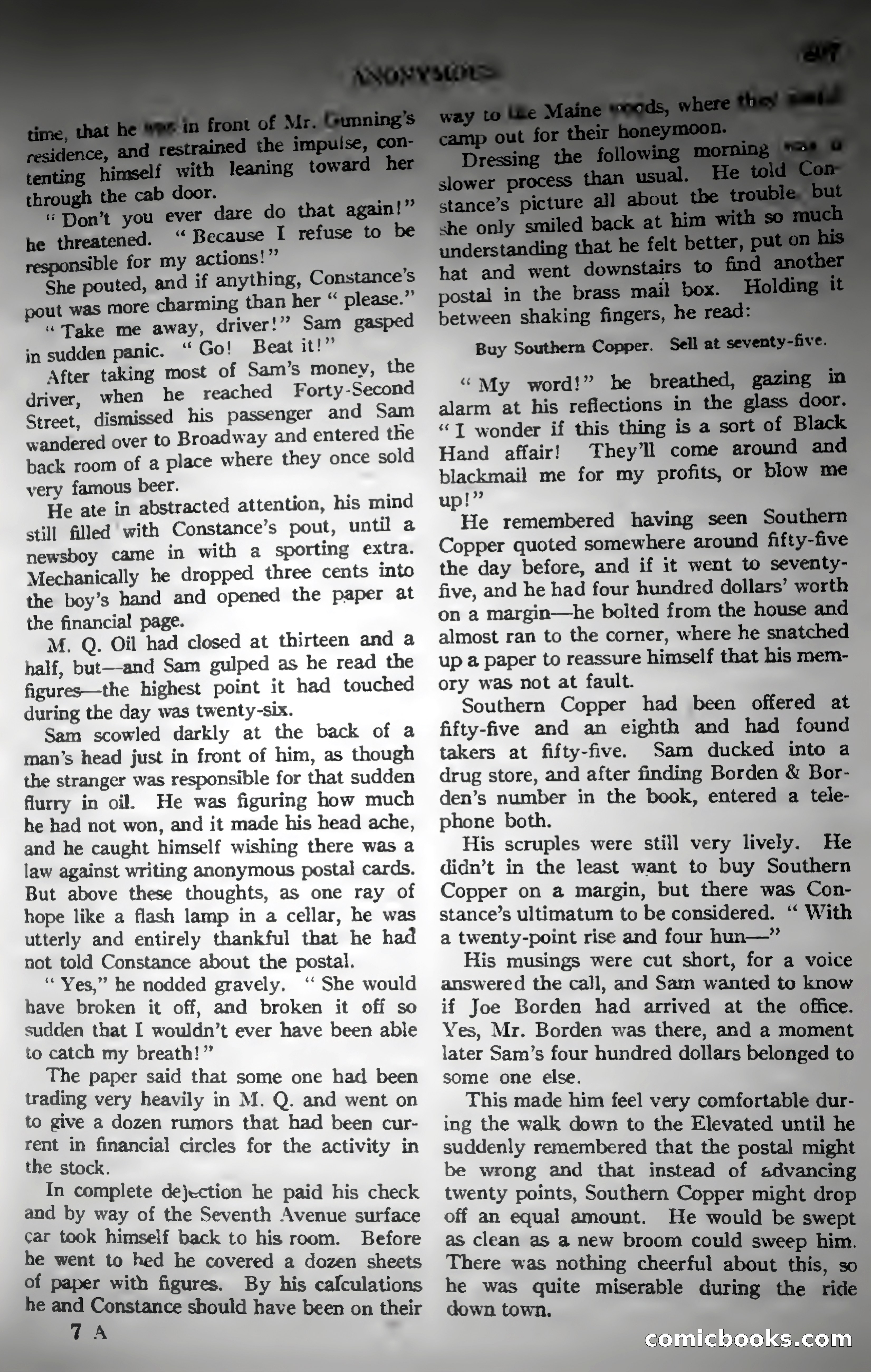 Argosy All-Story Weekly — page 107 of 187