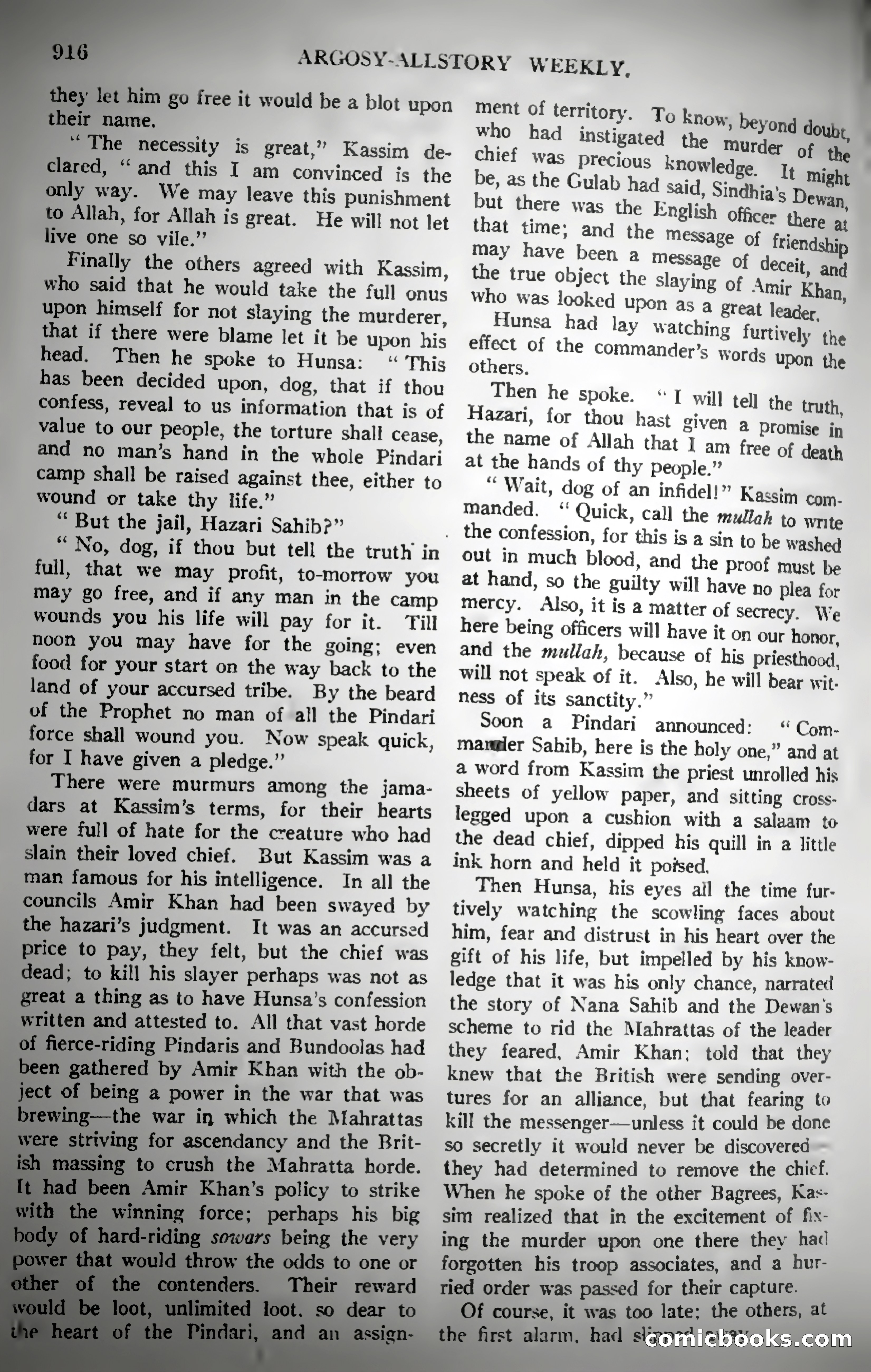 Argosy All-Story Weekly — page 126 of 187