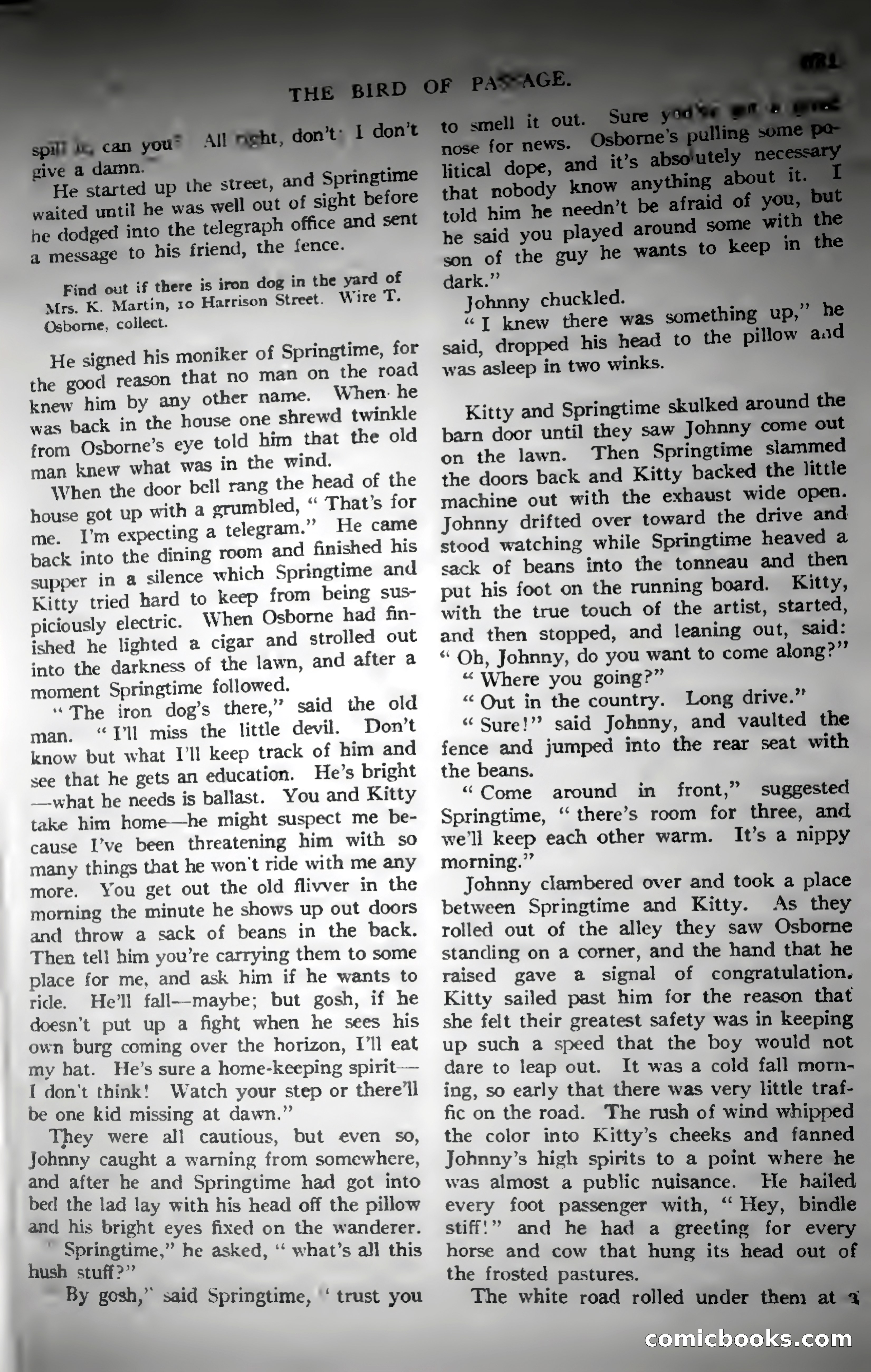 Argosy All-Story Weekly — page 140 of 187