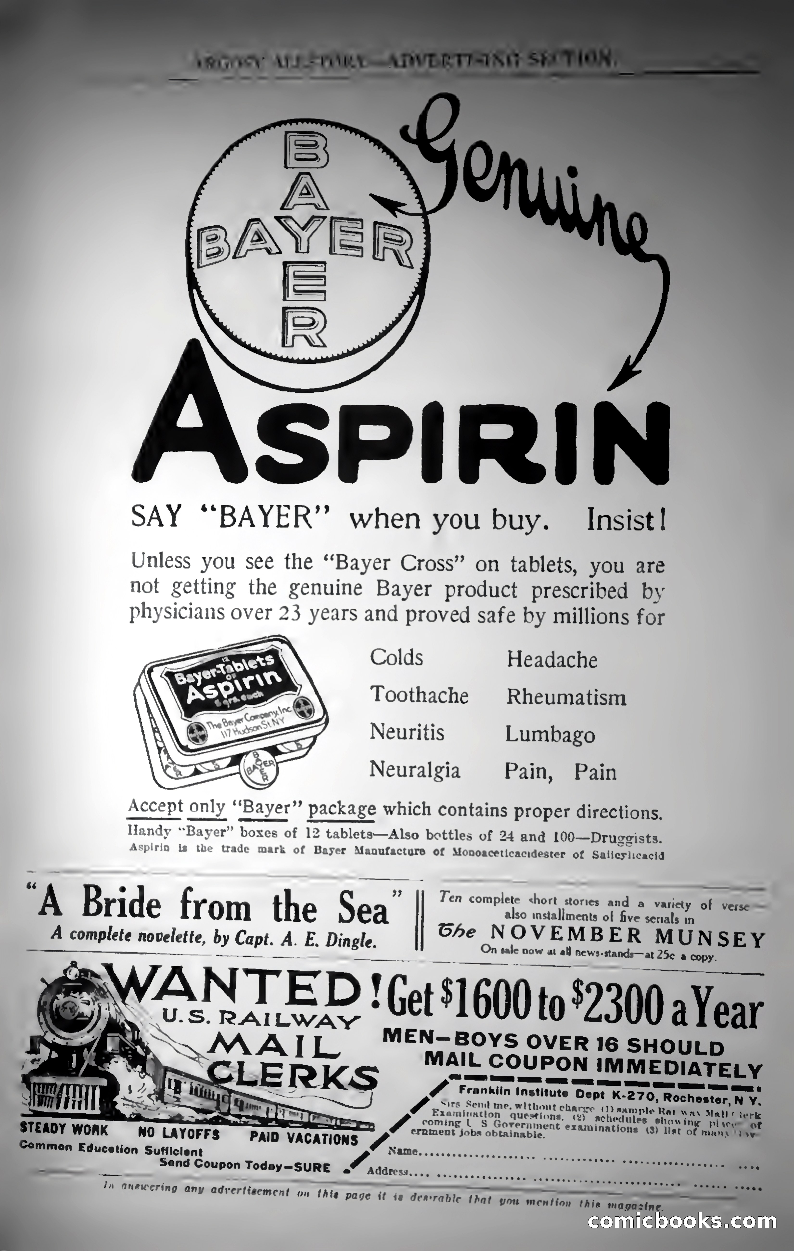 Argosy All-Story Weekly — page 182 of 187