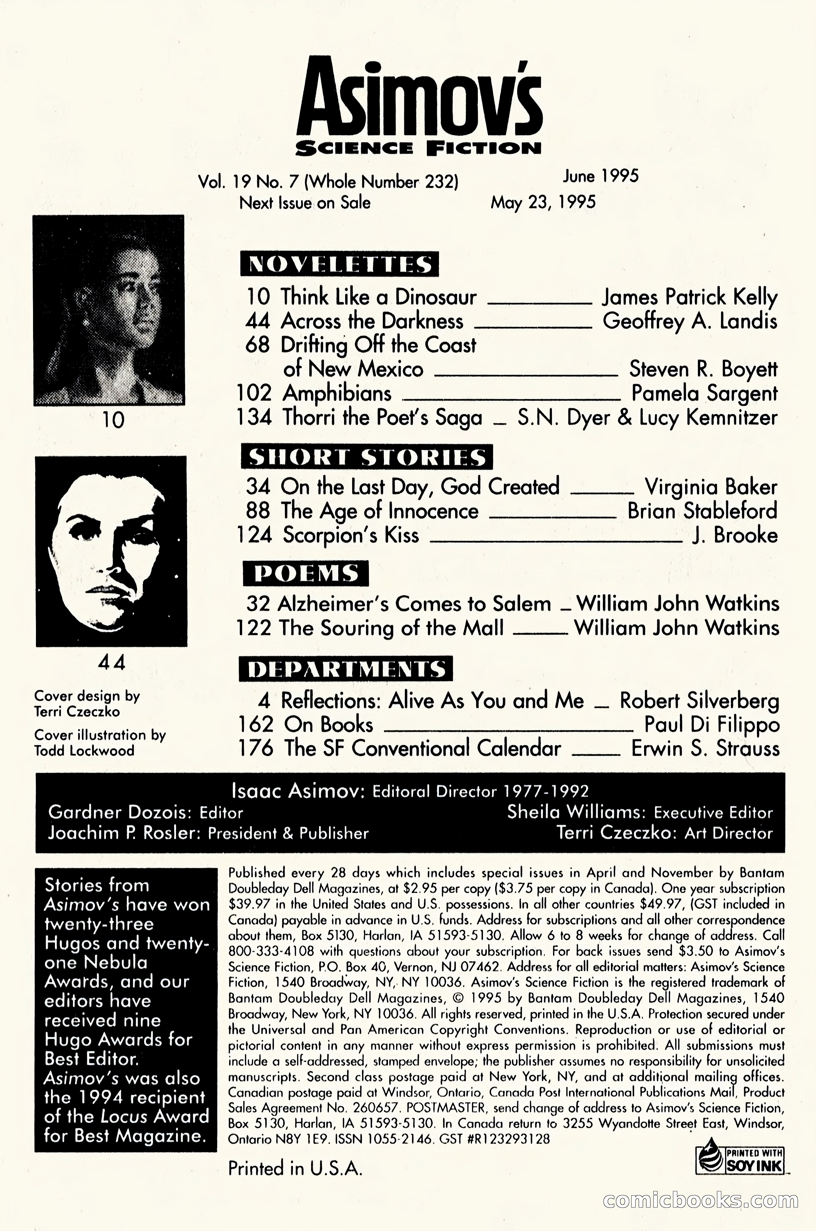 Asimov's Science Fiction, June 1995 — page 4 of 180