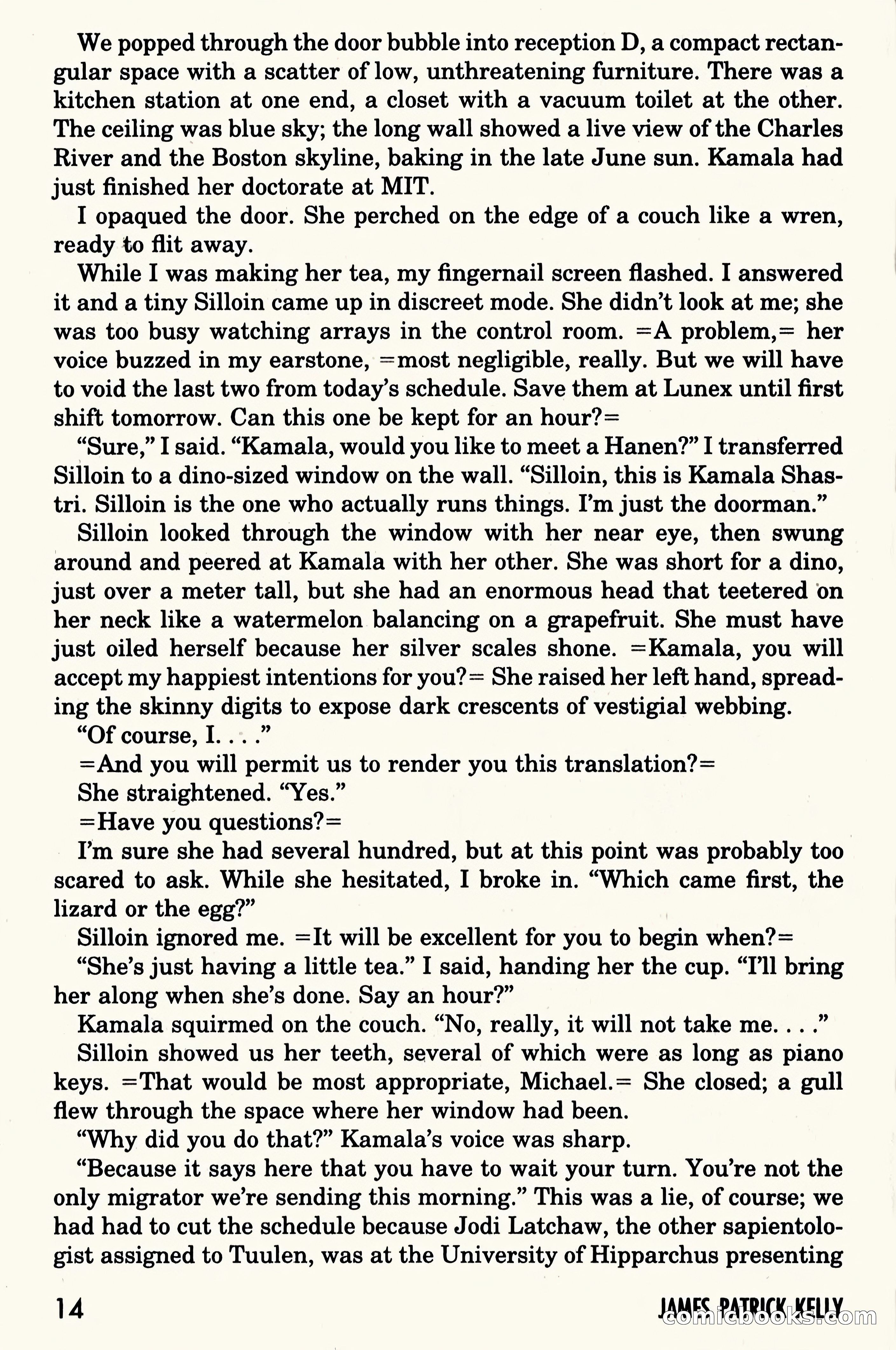Asimov's Science Fiction, June 1995 — page 16 of 180