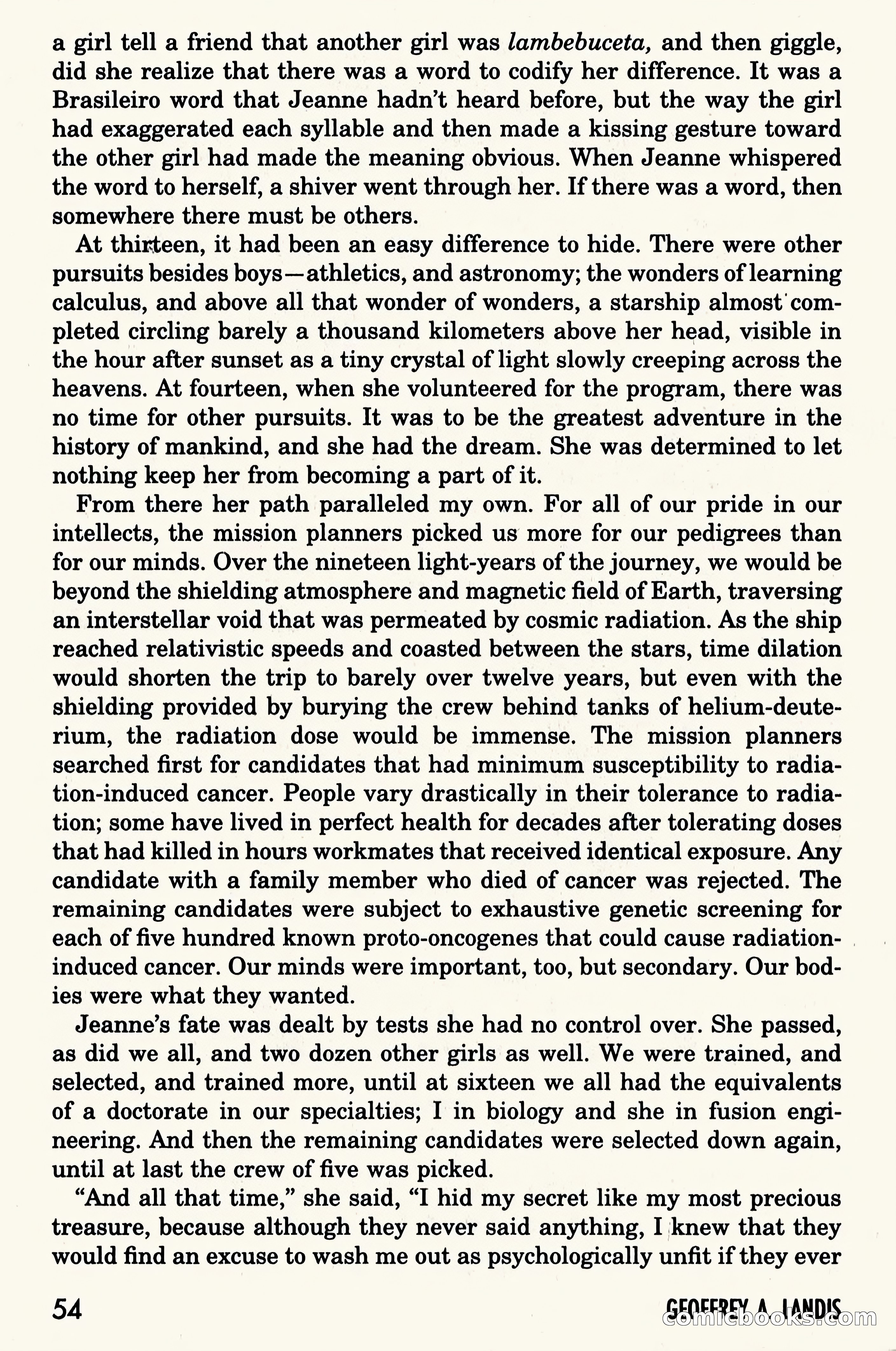 Asimov's Science Fiction, June 1995 — page 56 of 180
