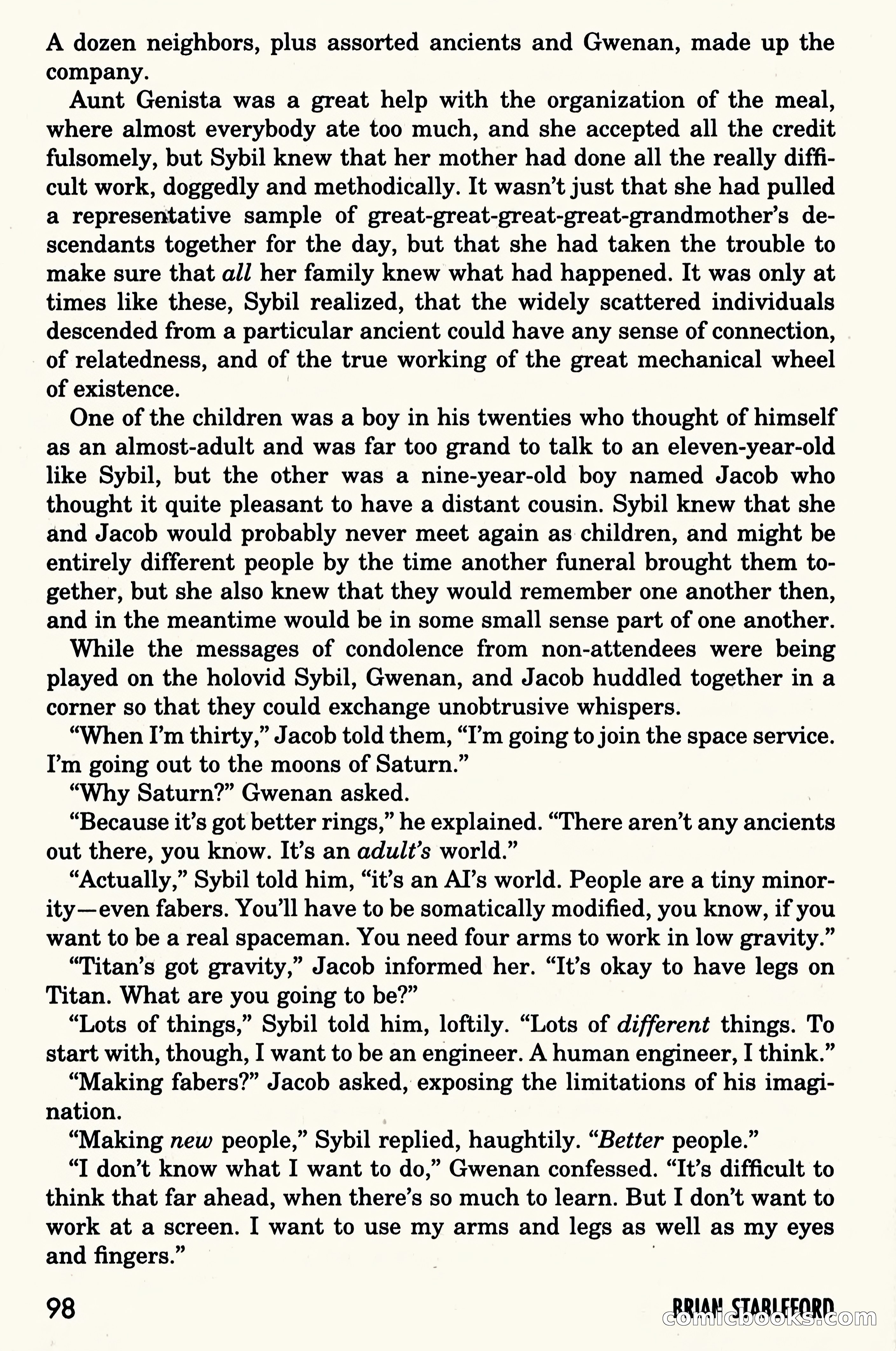 Asimov's Science Fiction, June 1995 — page 100 of 180
