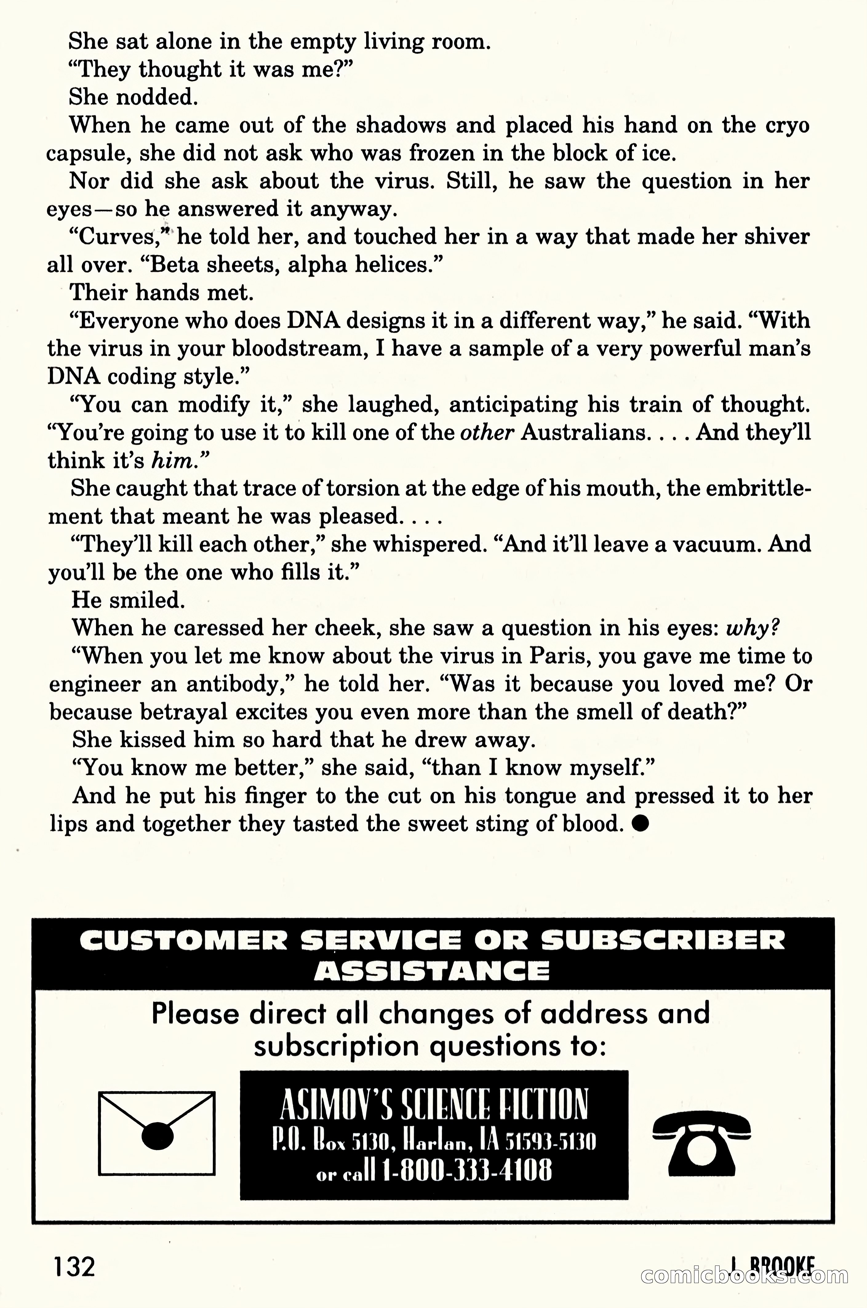 Asimov's Science Fiction, June 1995 — page 134 of 180