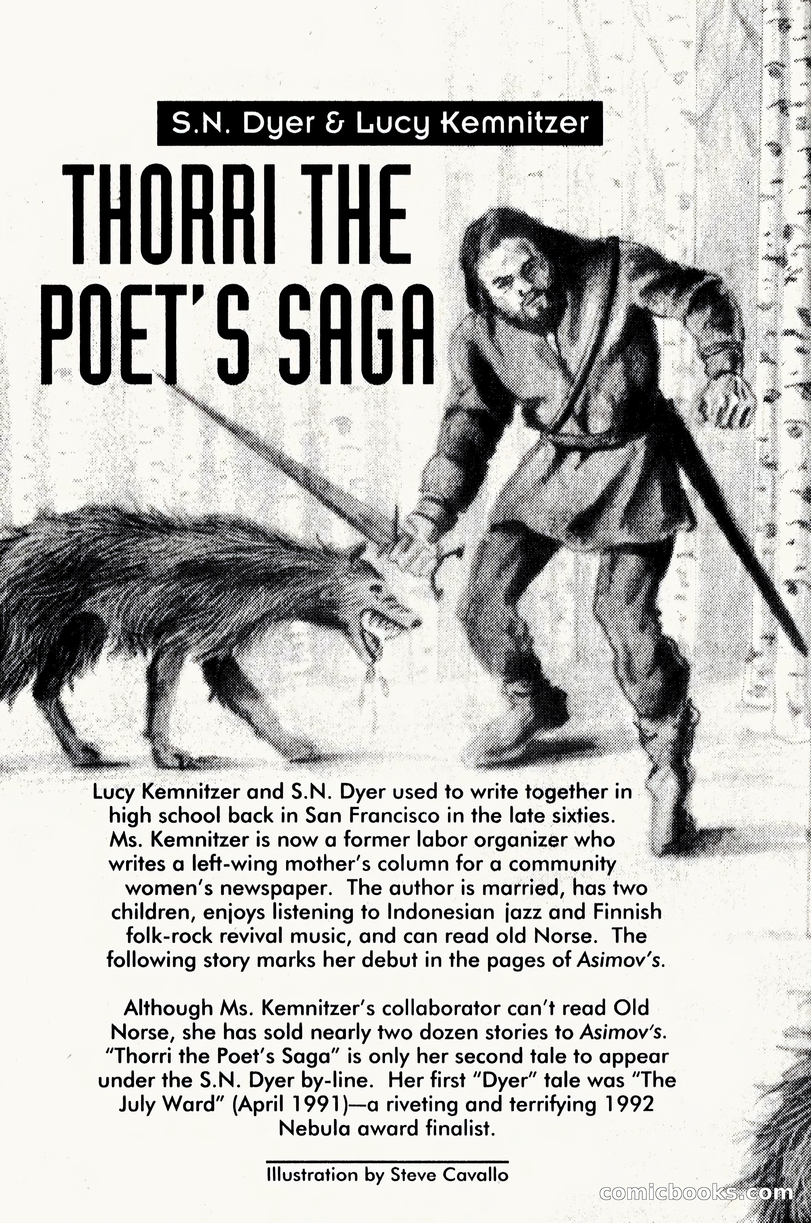 Asimov's Science Fiction, June 1995 — page 136 of 180