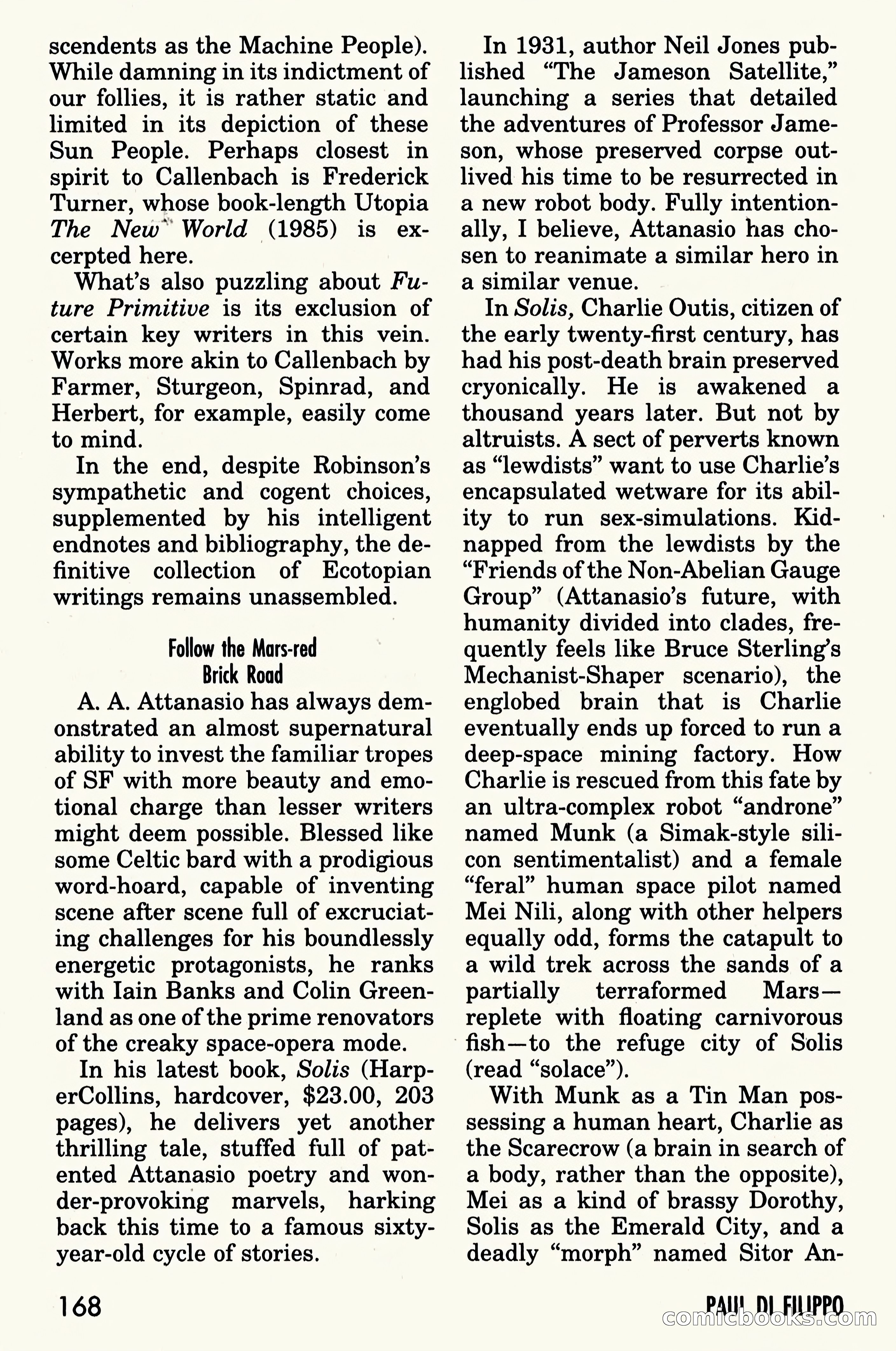 Asimov's Science Fiction, June 1995 — page 170 of 180