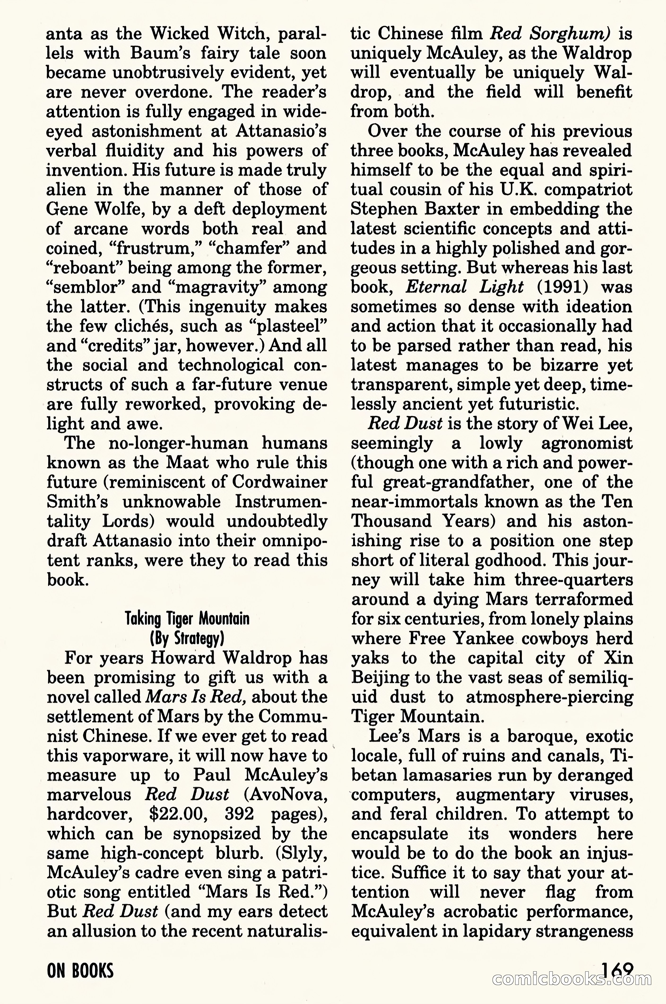 Asimov's Science Fiction, June 1995 — page 171 of 180