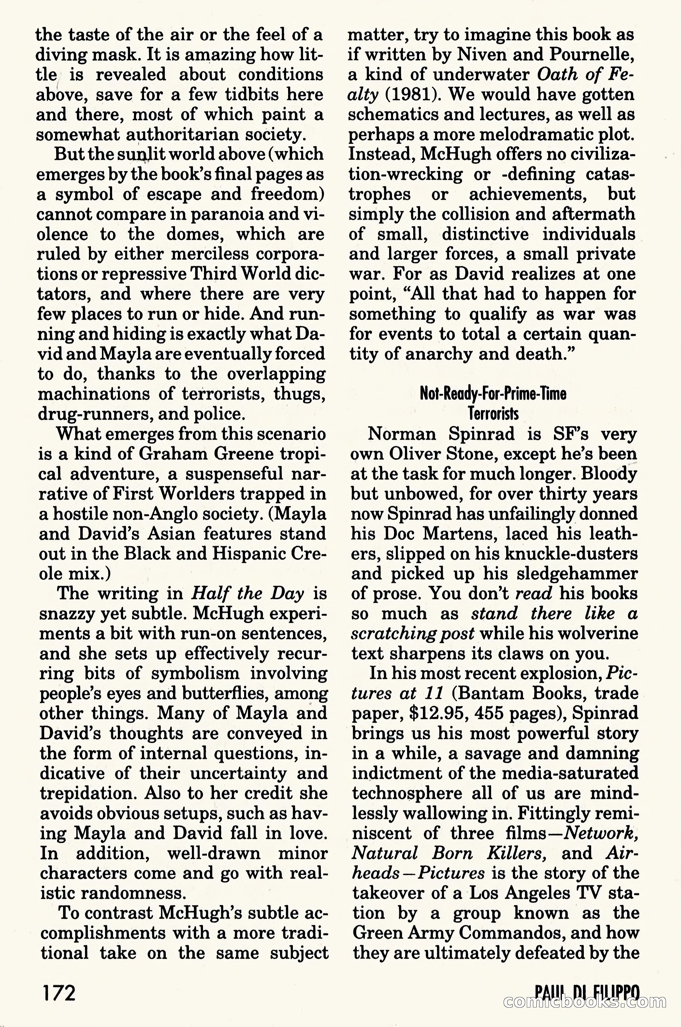 Asimov's Science Fiction, June 1995 — page 174 of 180