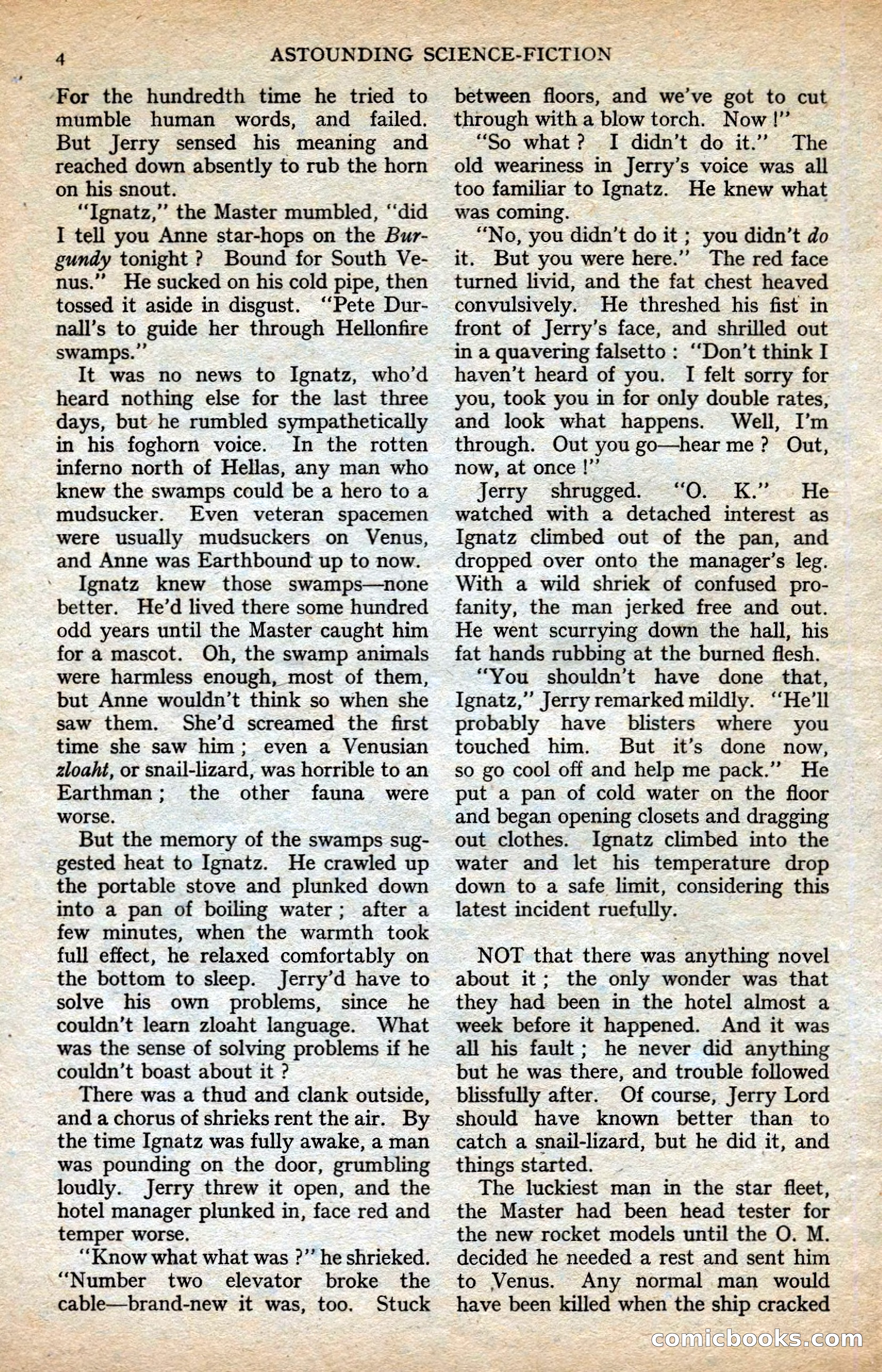 Astounding British Edition, Vol. 1, No. 1 — page 6 of 98