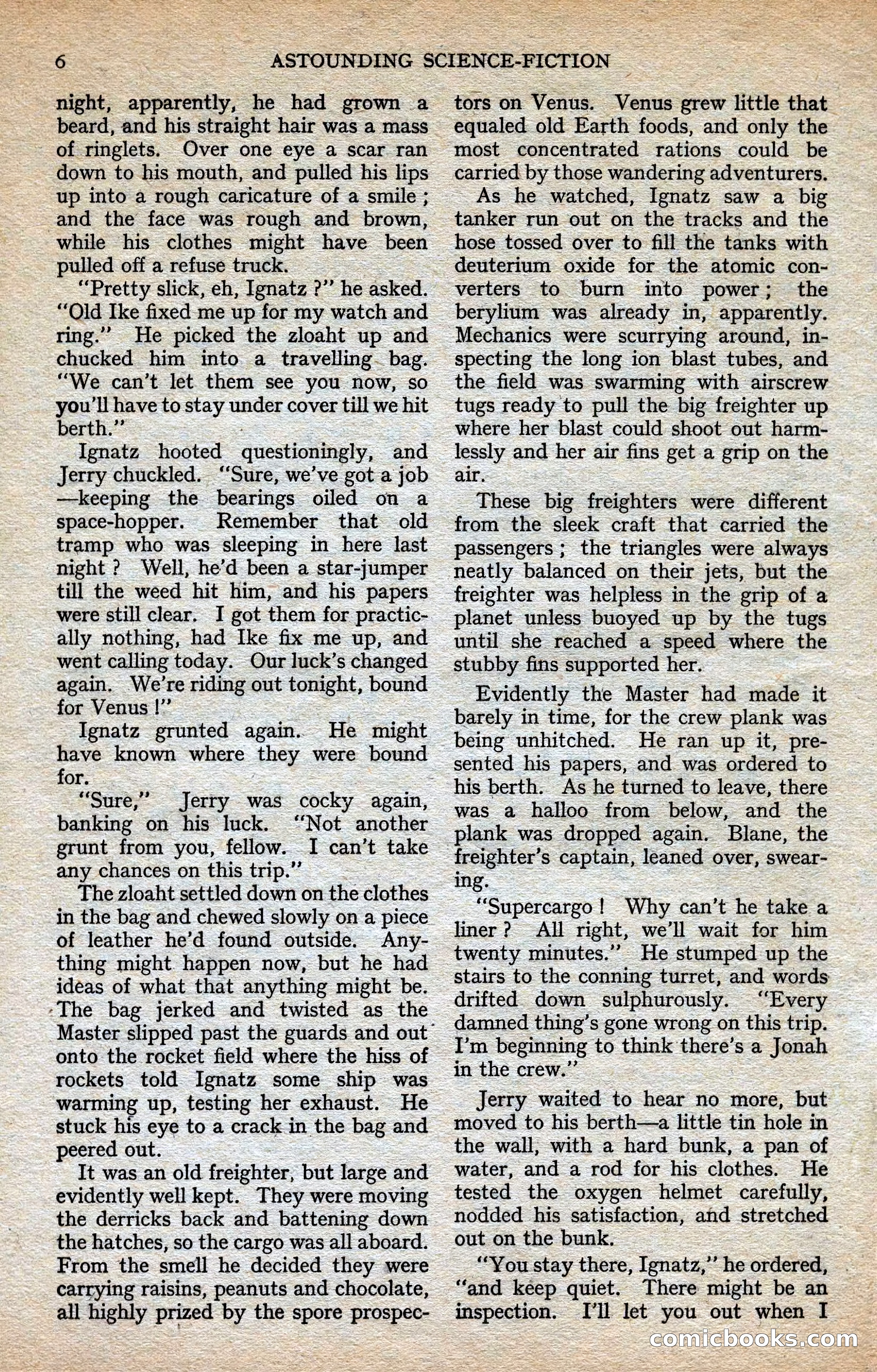 Astounding British Edition, Vol. 1, No. 1 — page 8 of 98