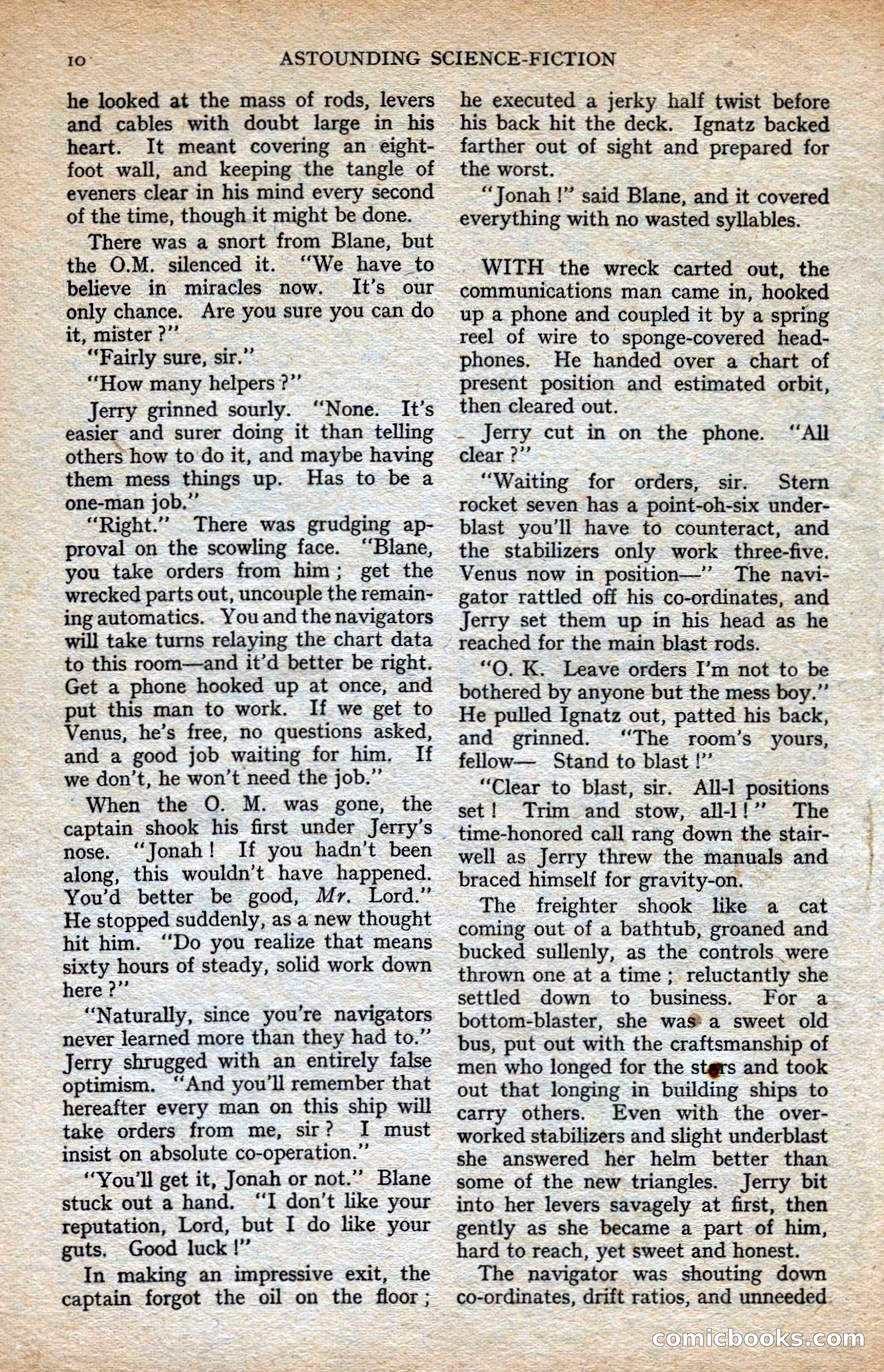 Astounding British Edition, Vol. 1, No. 1 — page 12 of 98