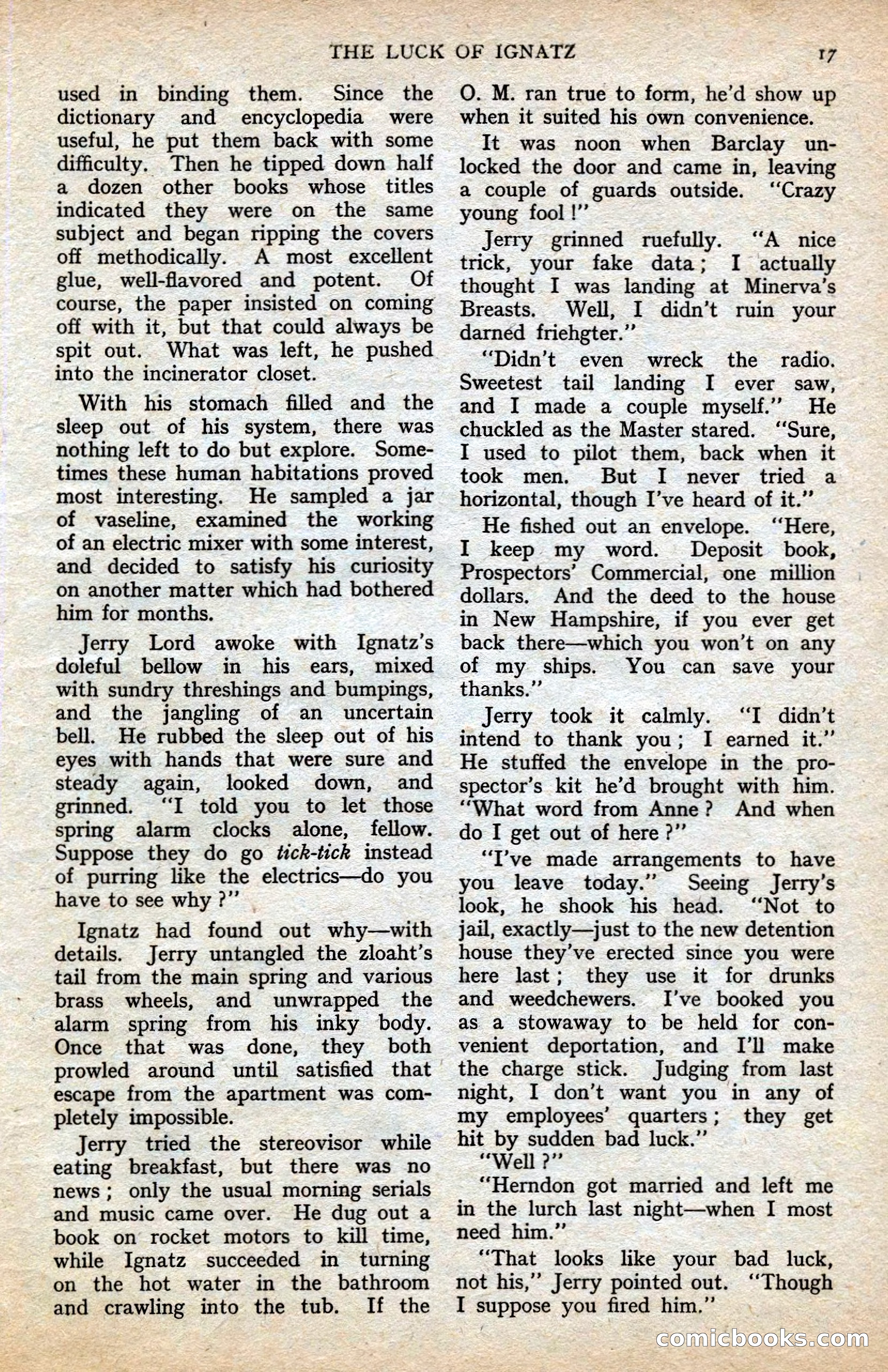 Astounding British Edition, Vol. 1, No. 1 — page 19 of 98