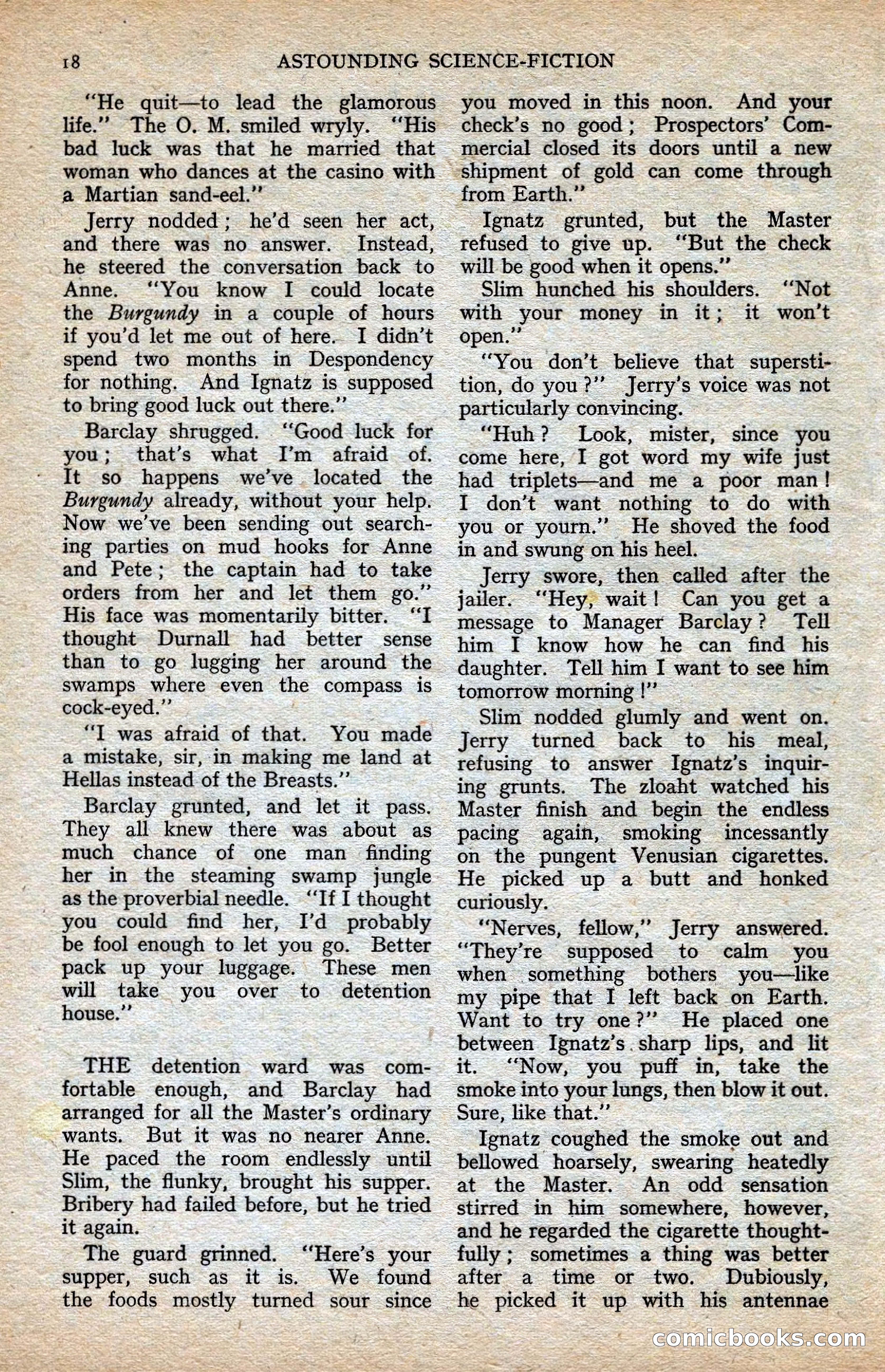Astounding British Edition, Vol. 1, No. 1 — page 20 of 98